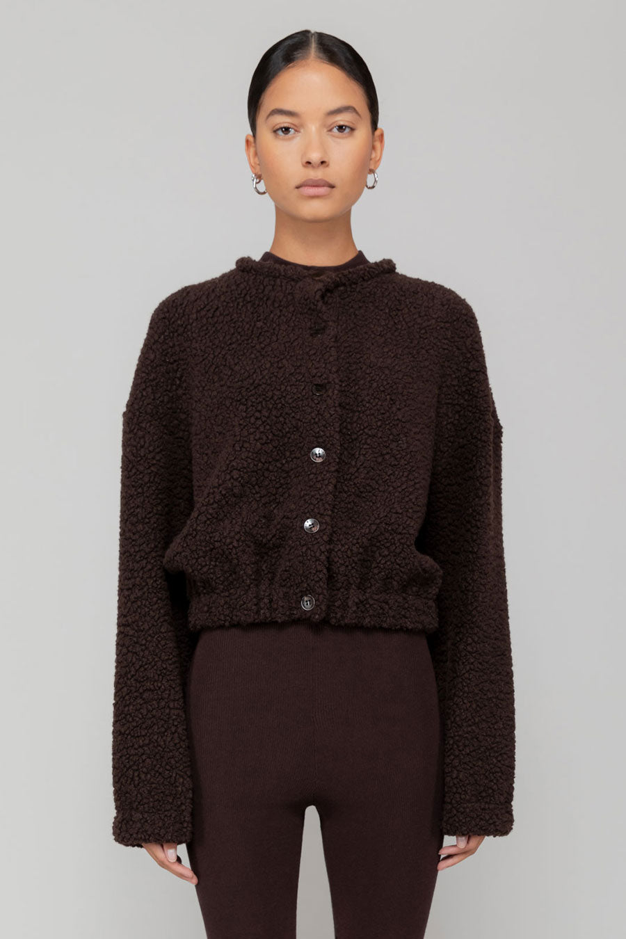 Mica Collarless Blouson