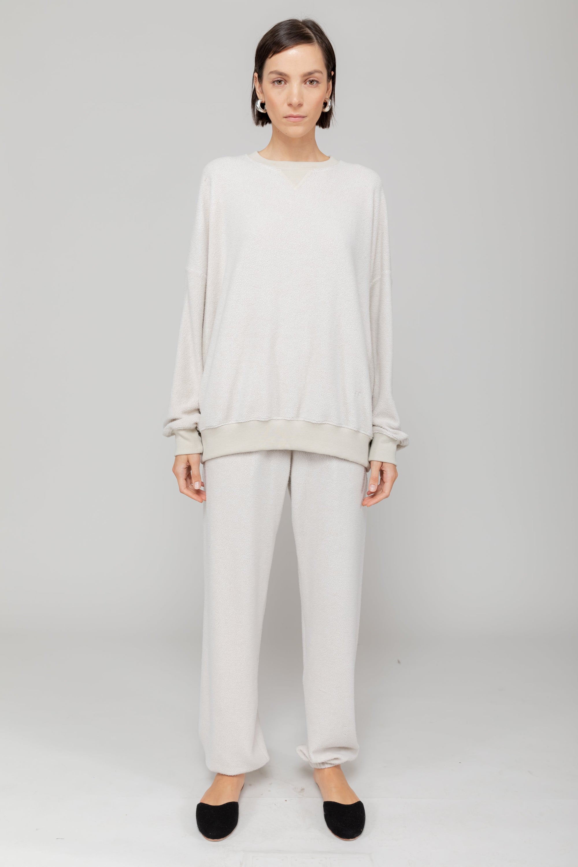 Teddy Oversized Crewneck Sweatshirt