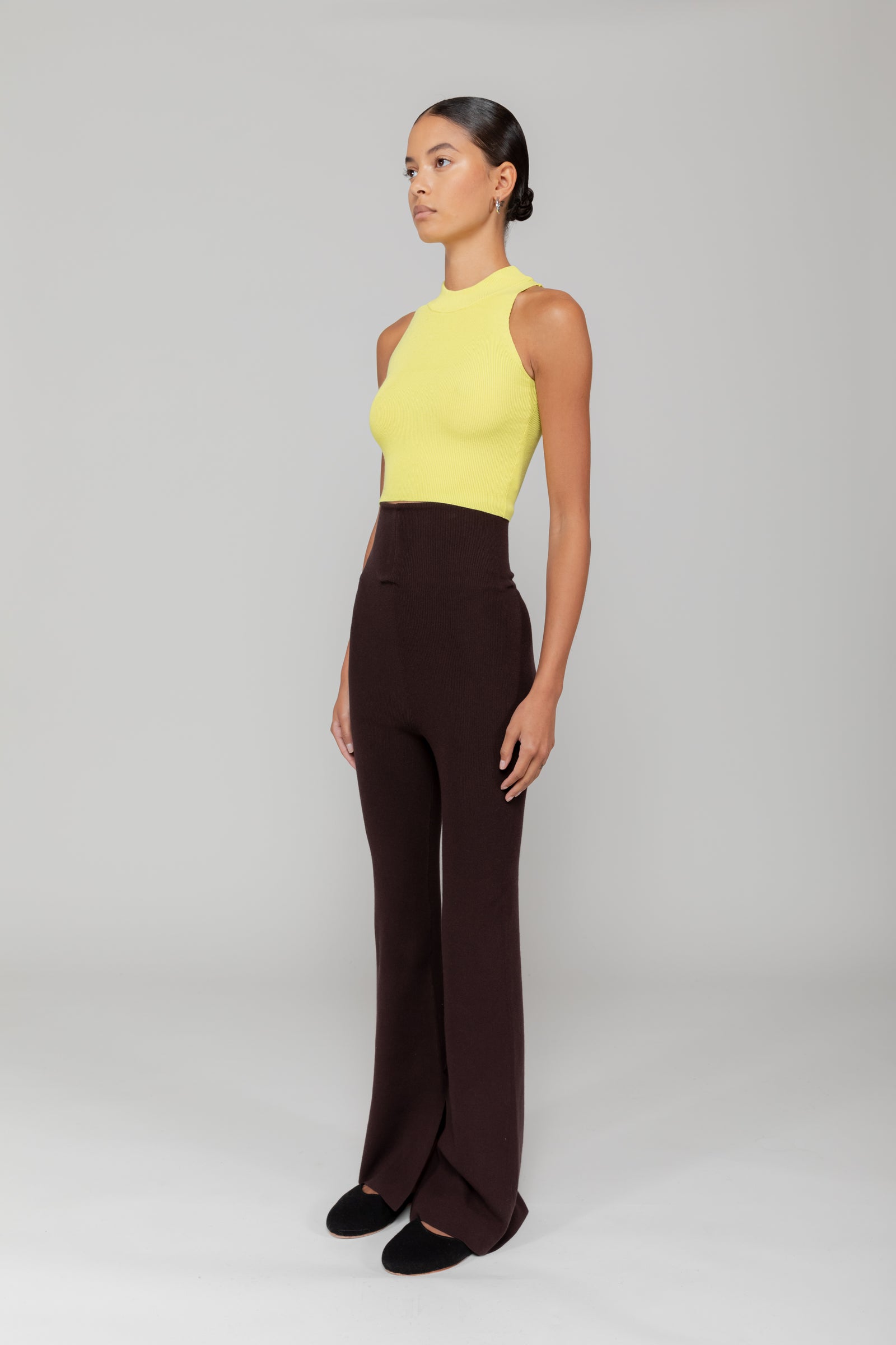 Grace Crop Mockneck Tank