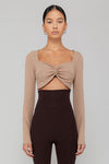 Rio Long Sleeve Twist Top