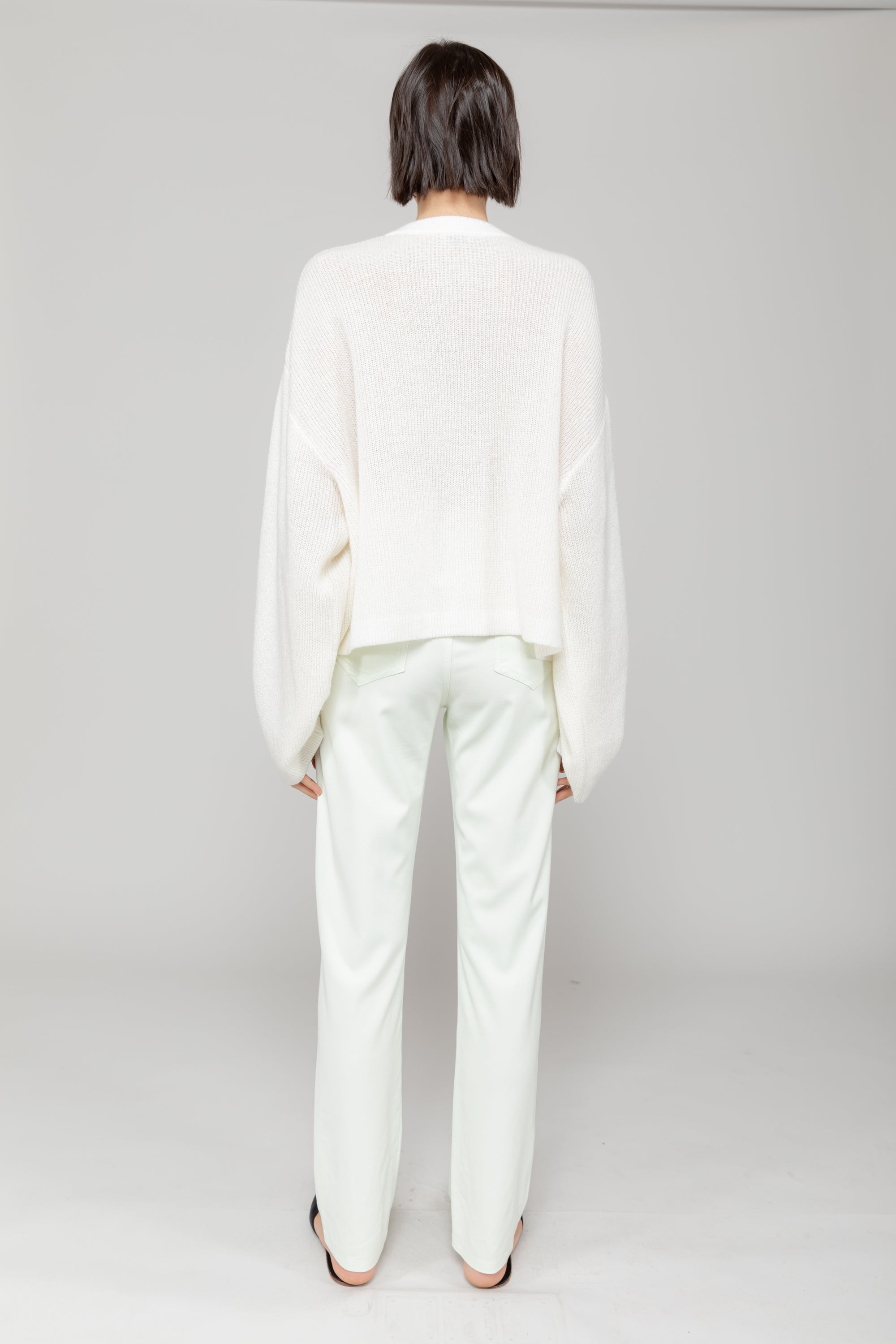 Tess Rib V Neck Cardigan