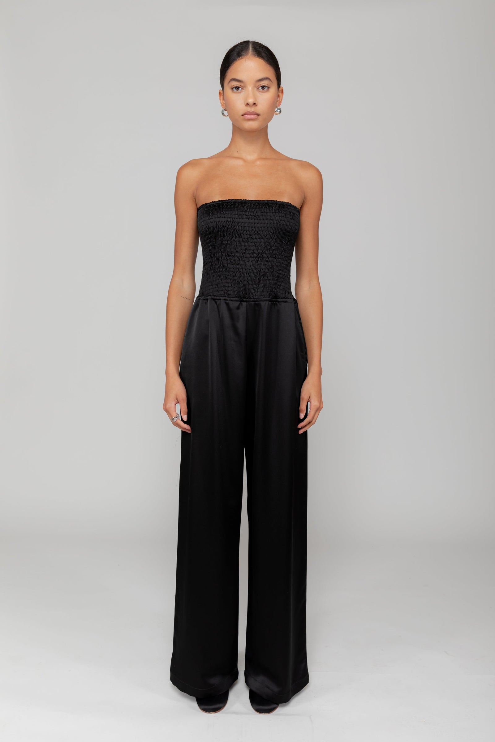 Barb Smocked Jumpsuit