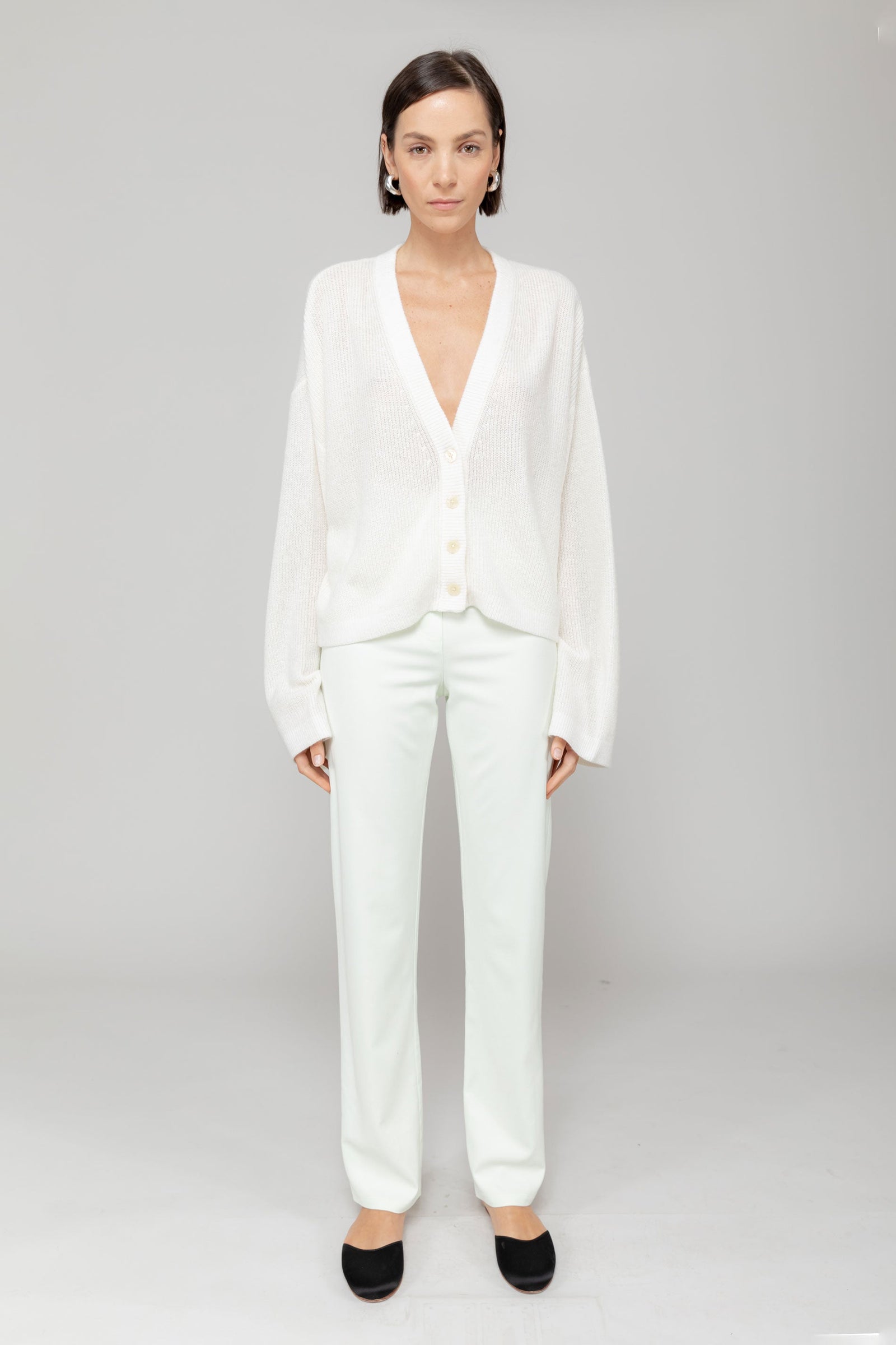 Claire High Waist Straight Pant