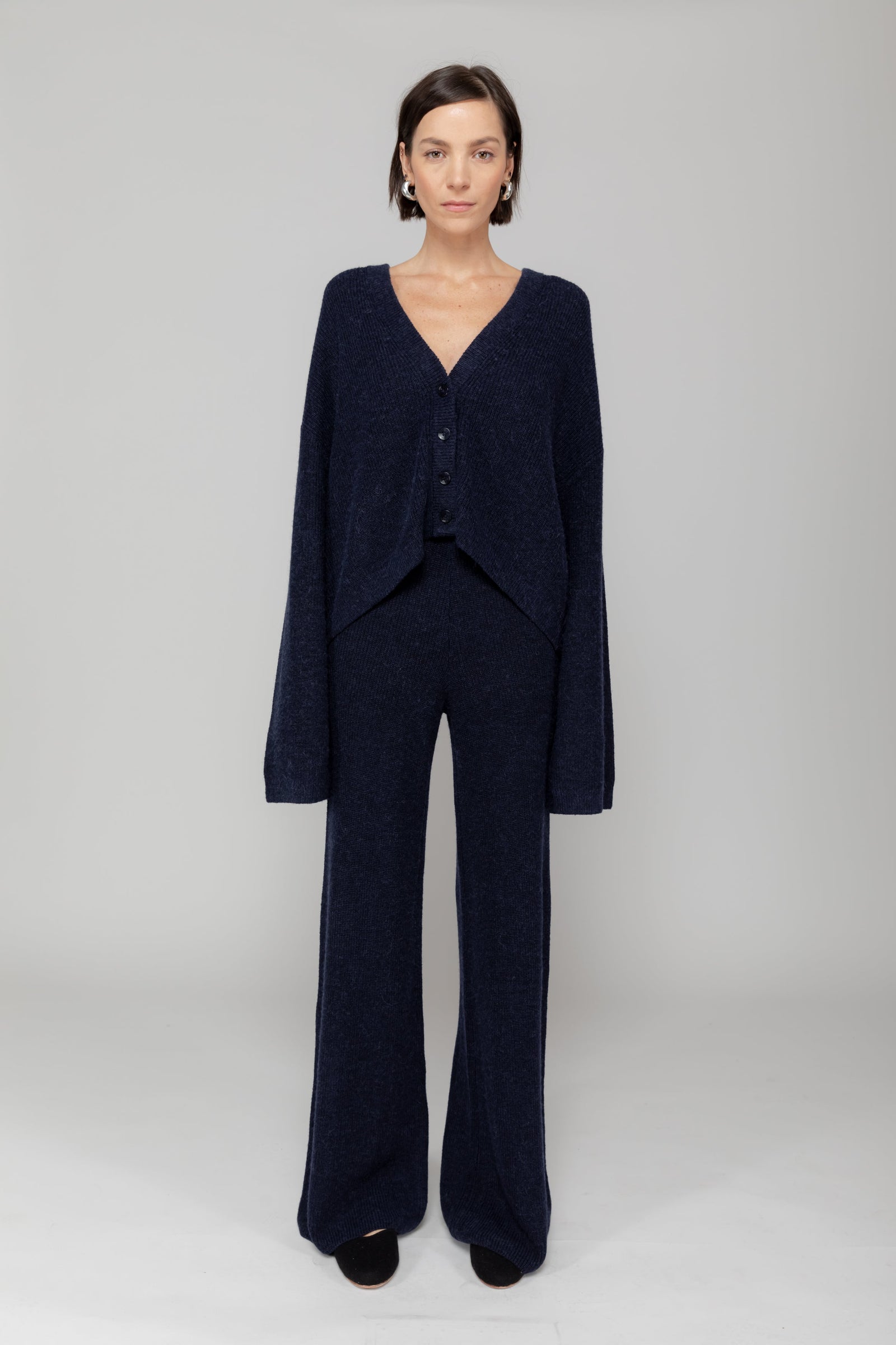 Tess Rib Wide Leg Pant