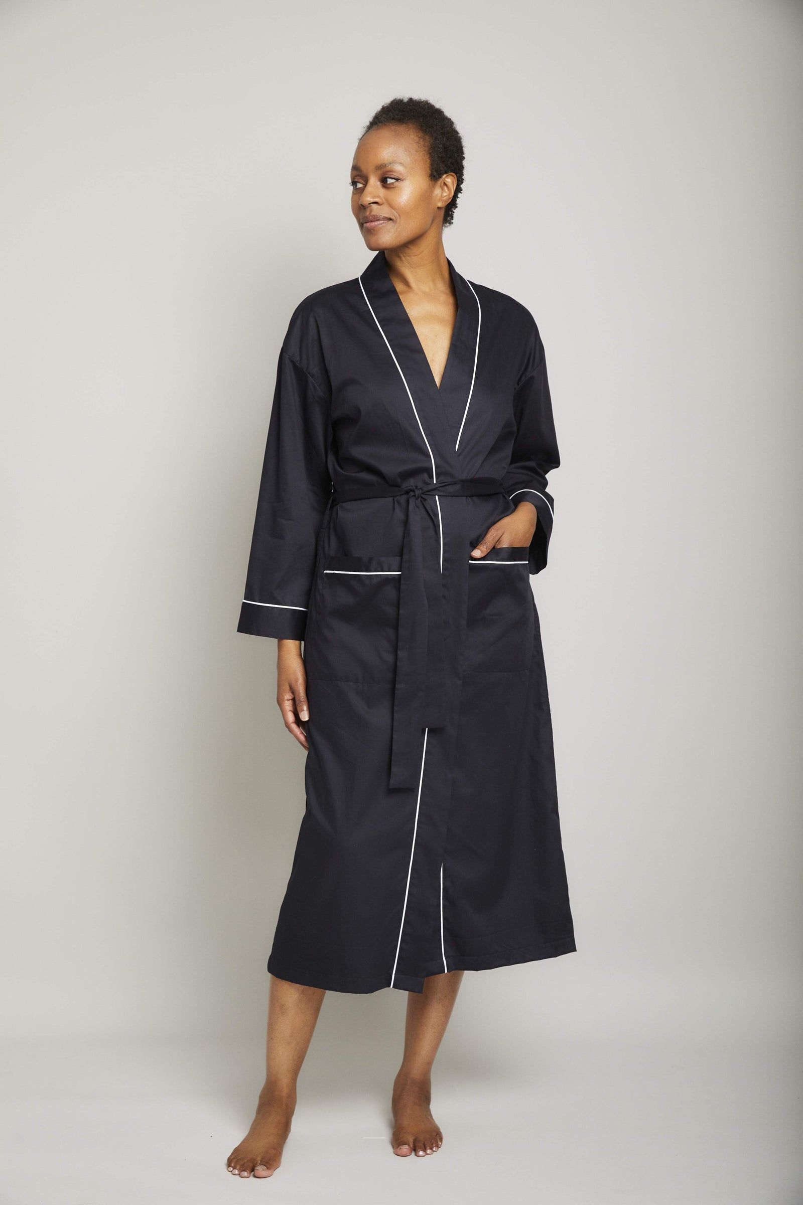 Long Linen Robe