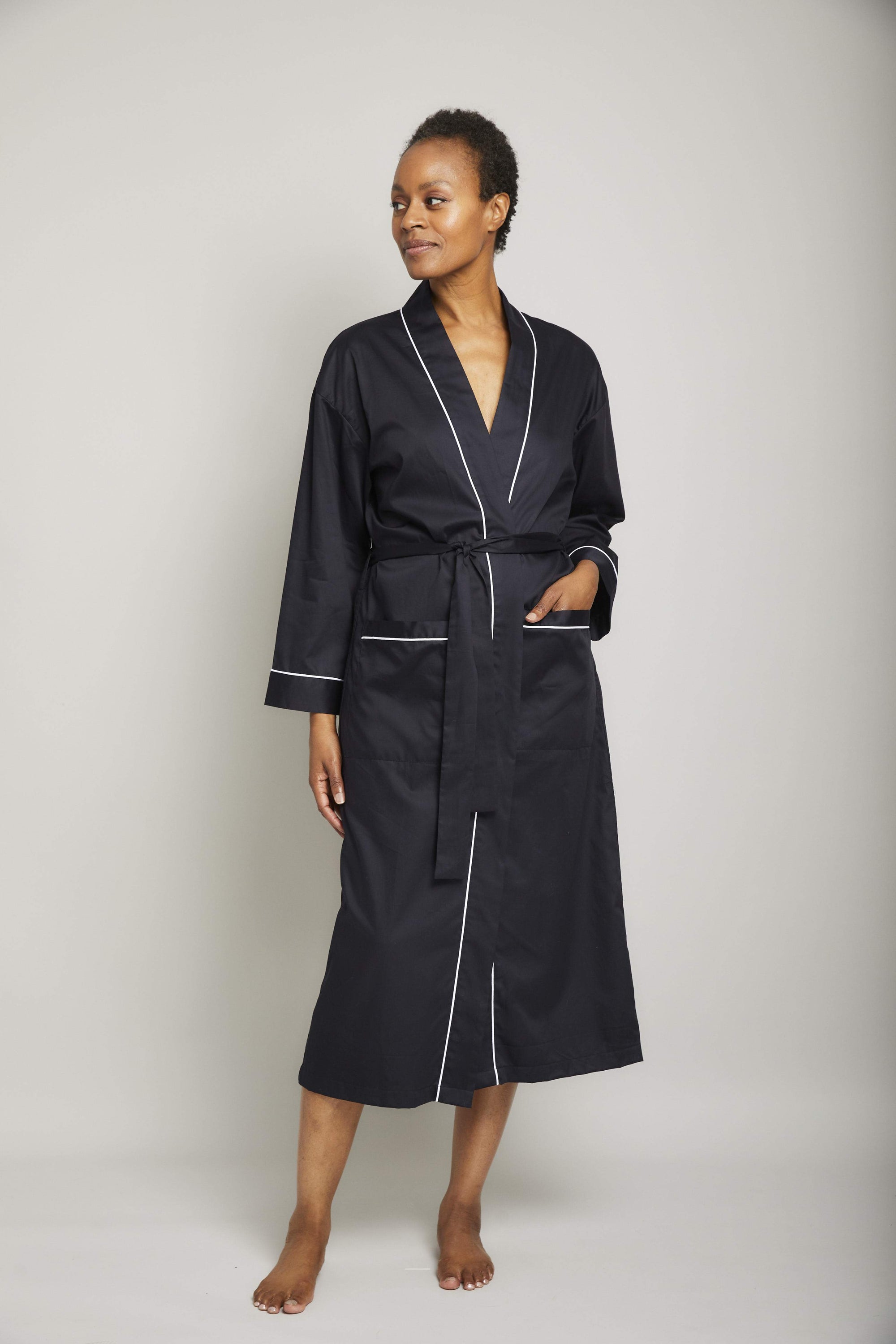 Long Linen Robe