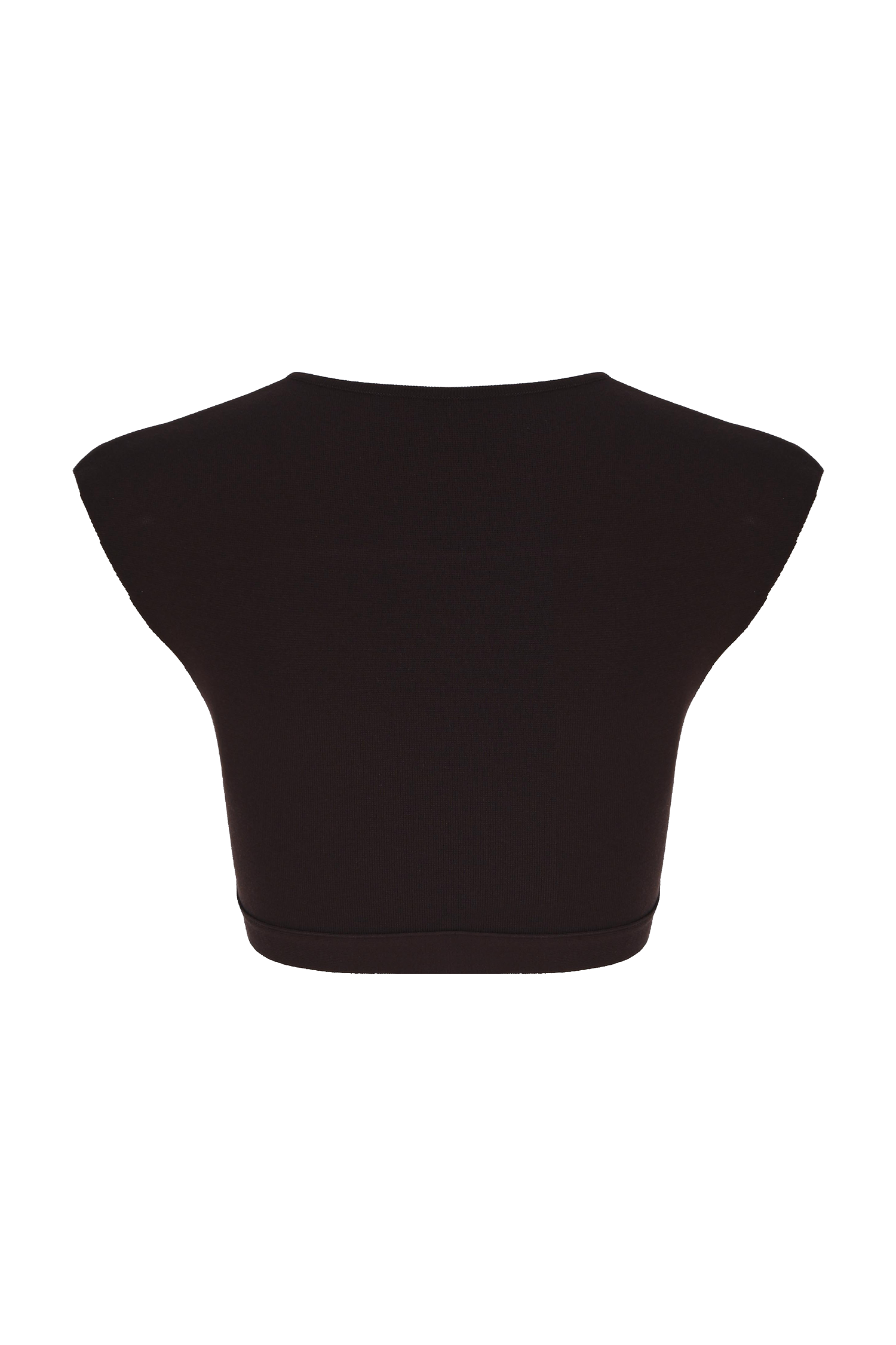 Sleeveless Mini Knit Crop Top