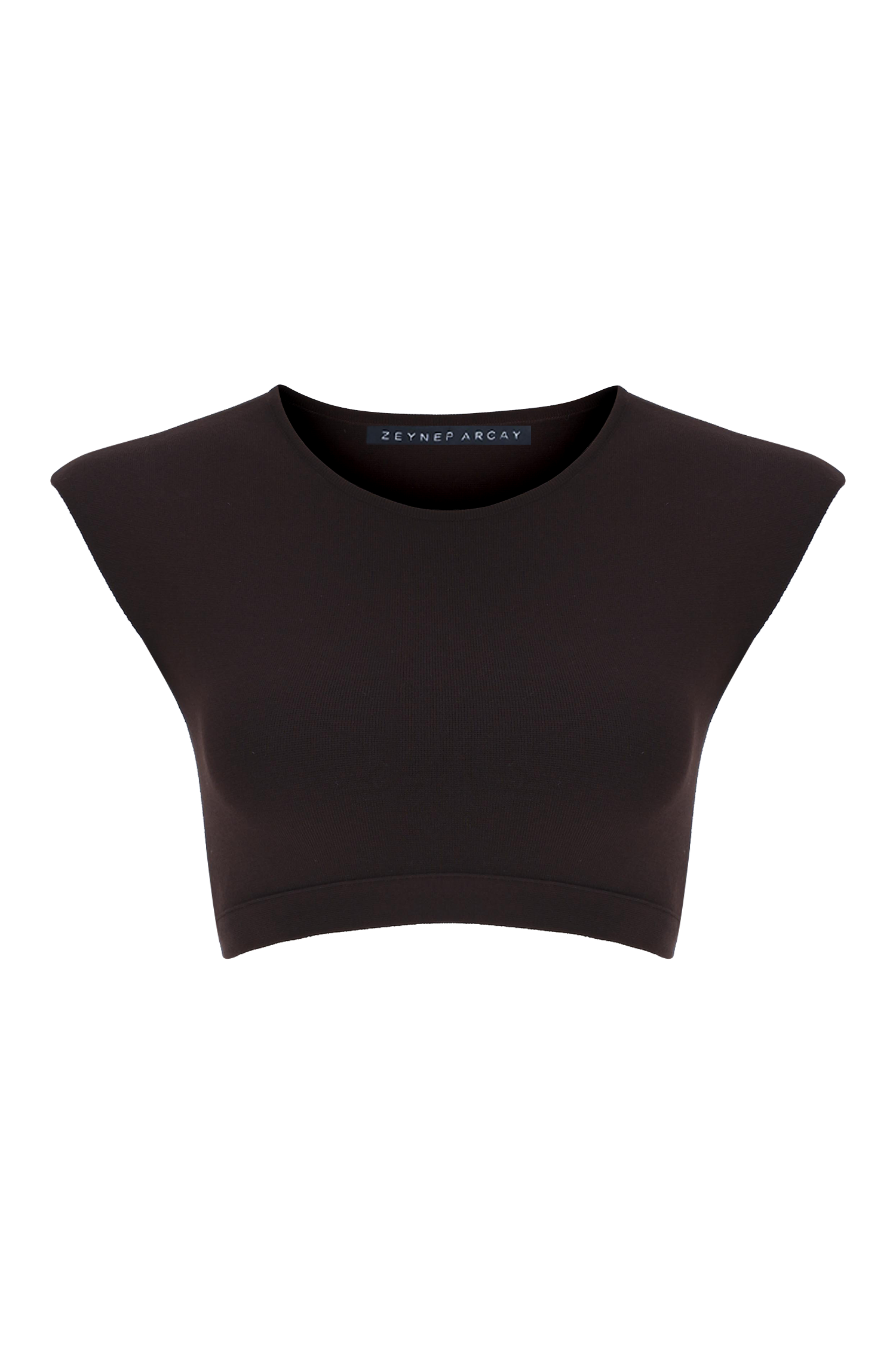 Sleeveless Mini Knit Crop Top