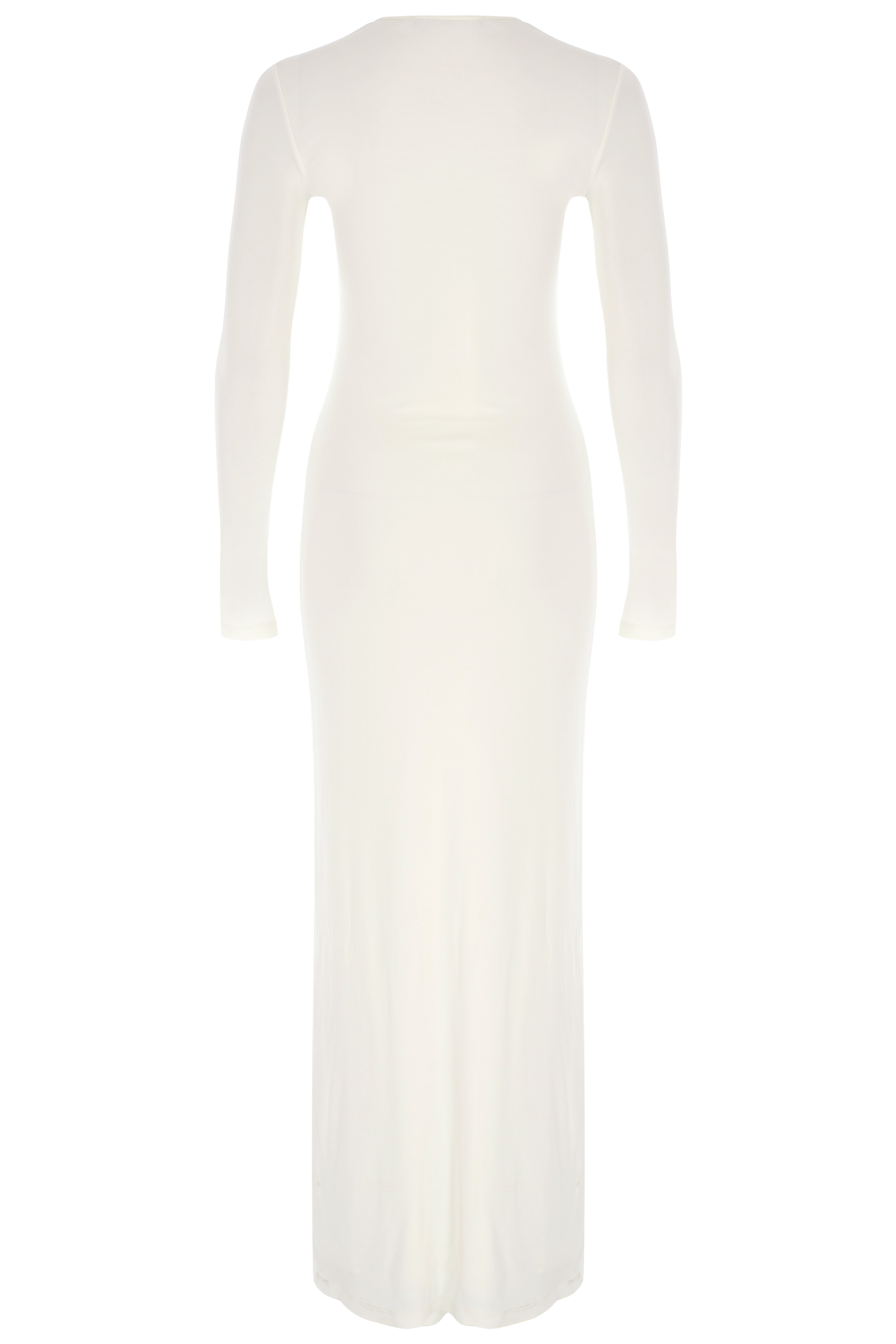 Hole Jersey Maxi Dress