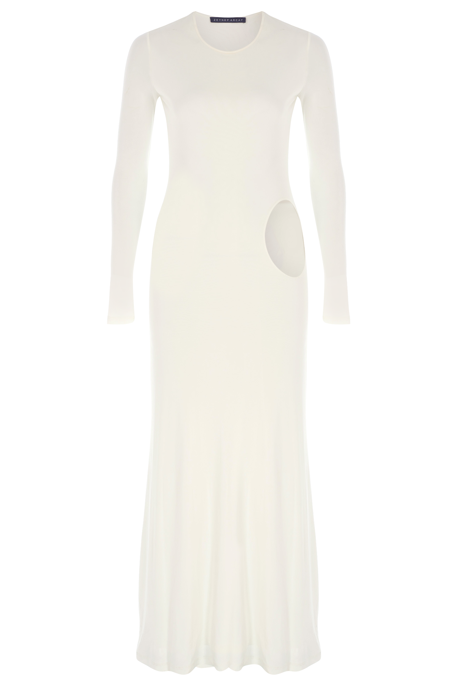 Hole Jersey Maxi Dress