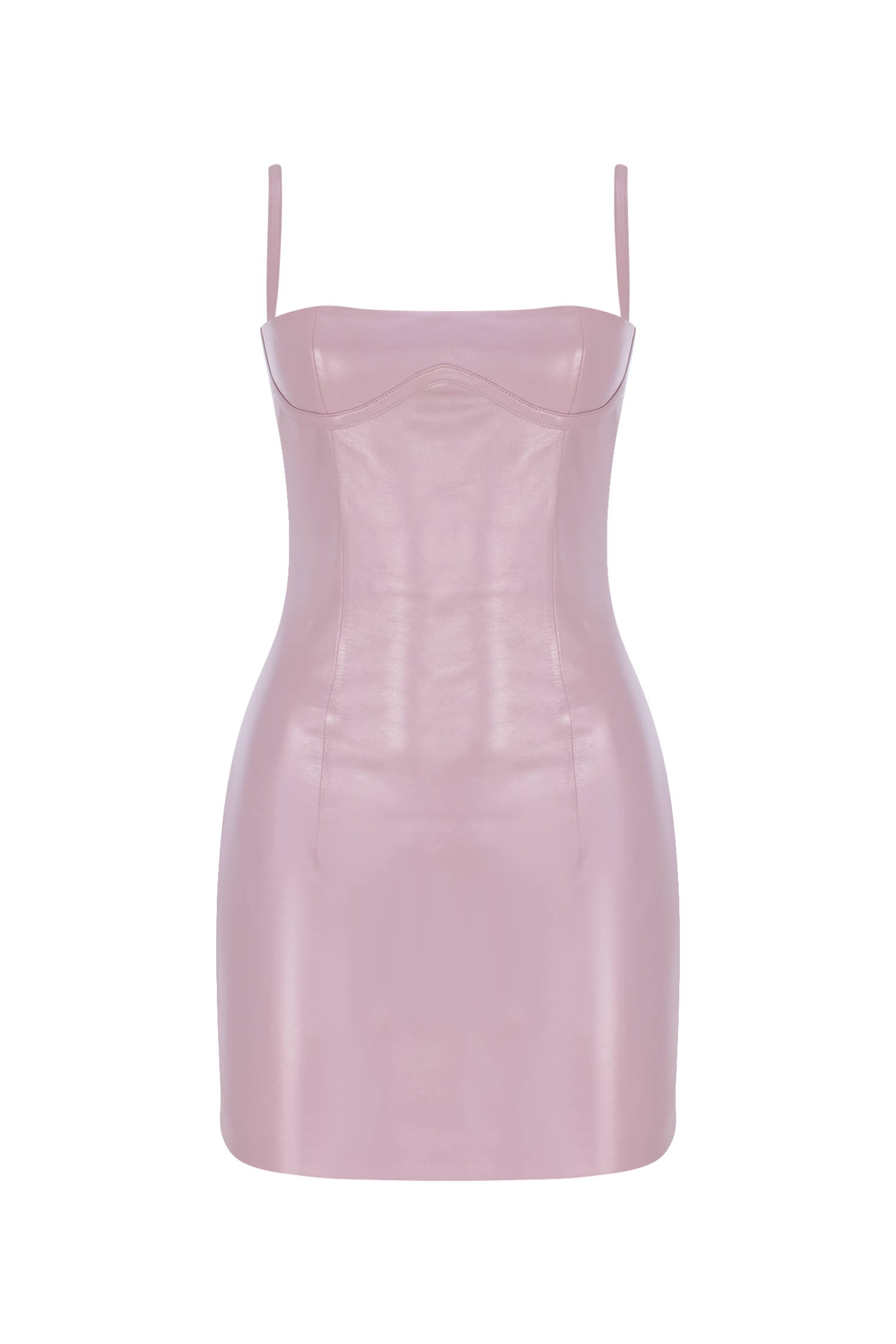 Leather Mini Bra Dress