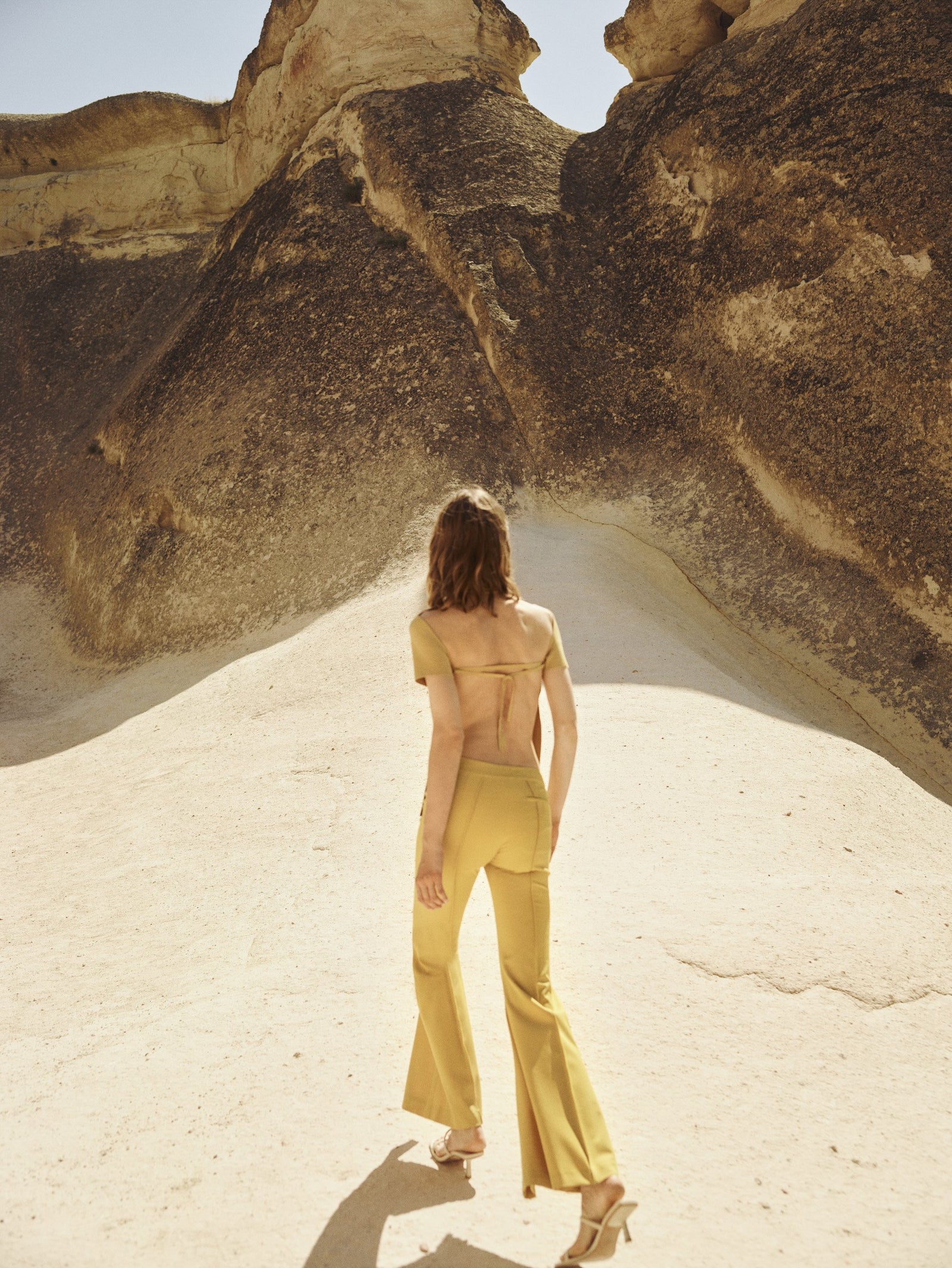 Backless Knit T Shirt