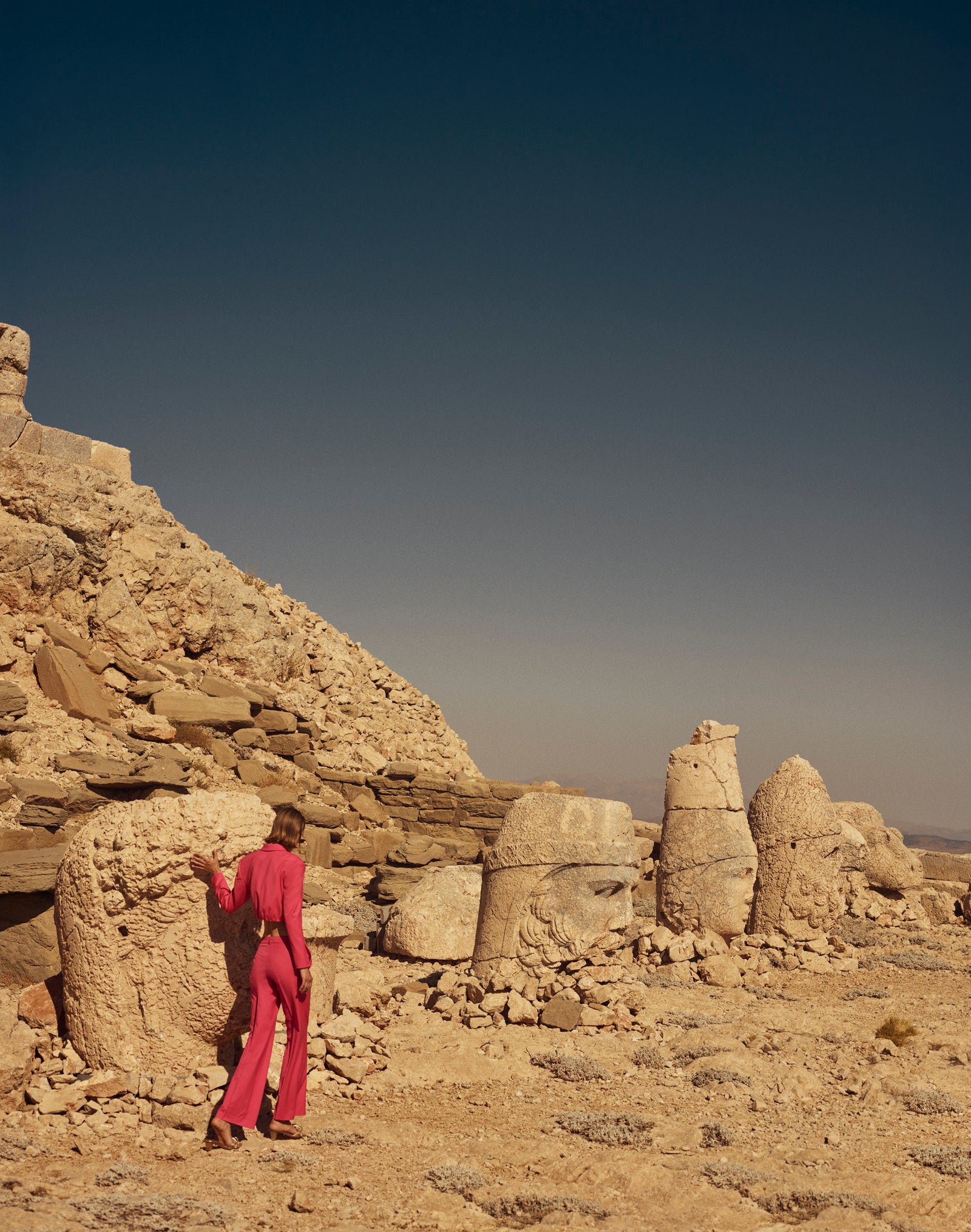 Low Waist Wool Pants