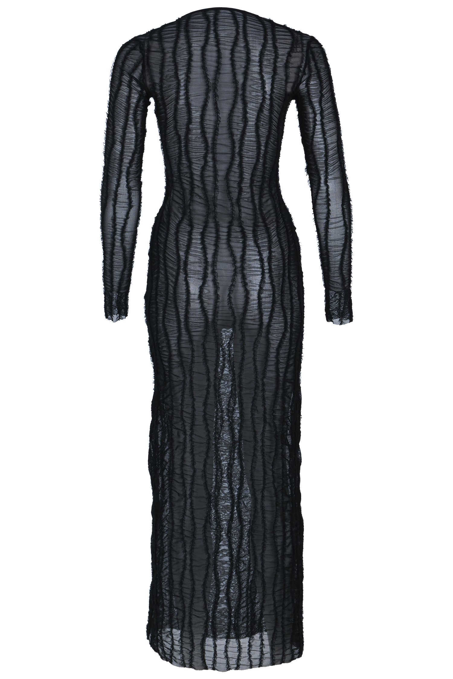 V Neck Midi Tulle Dress