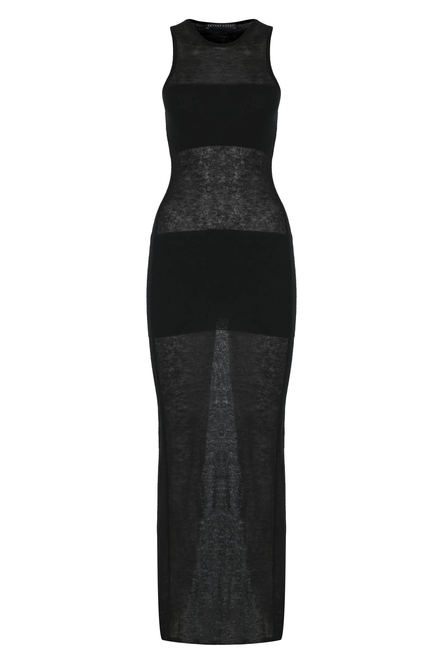 Sheer Mohair Midi Dress