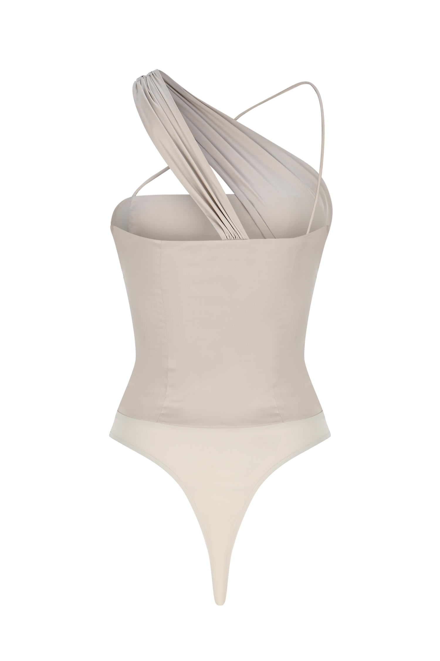 Asymmetric X Cotton Bodysuit