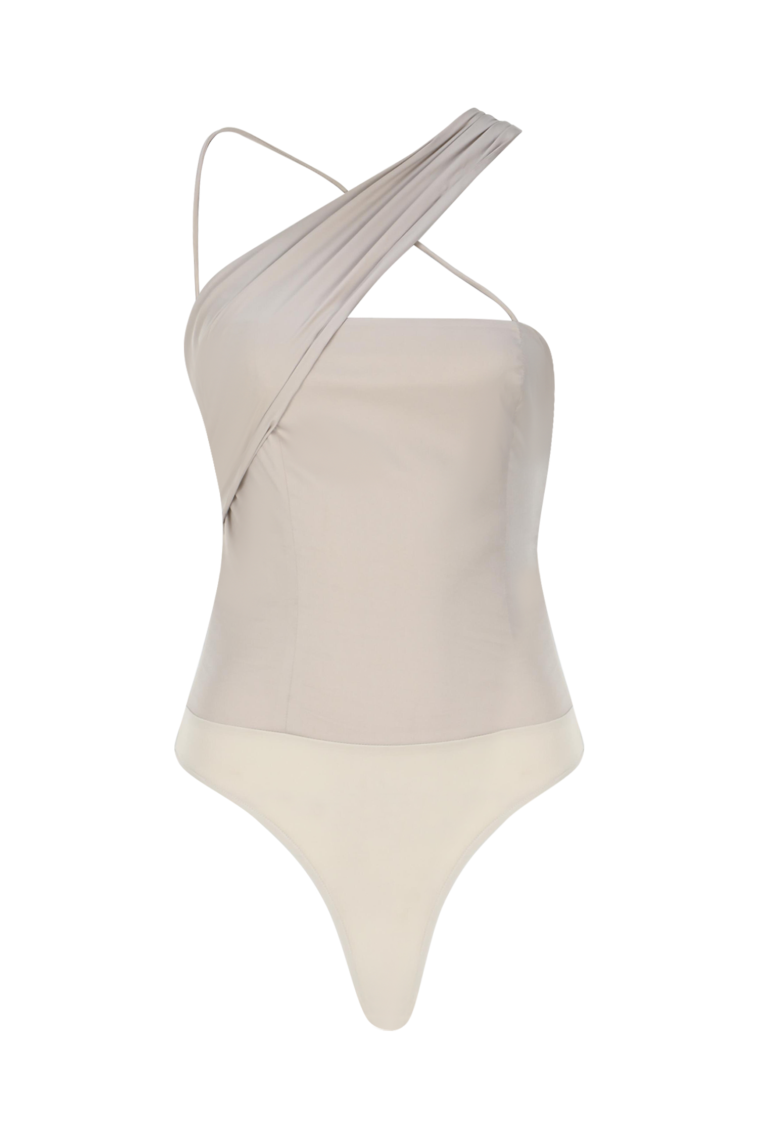 Asymmetric X Cotton Bodysuit
