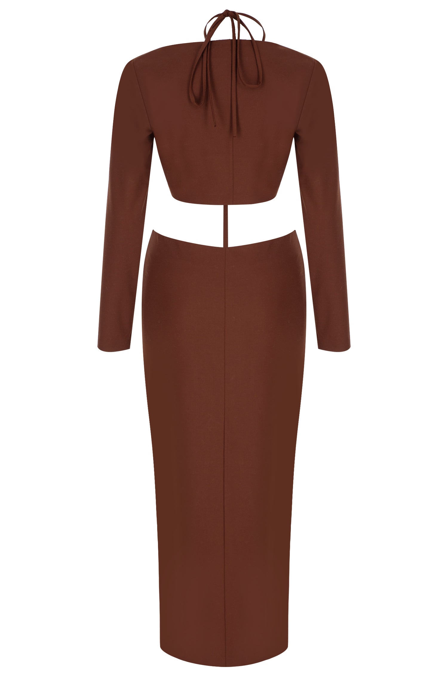 Two Pieces Wool Dress