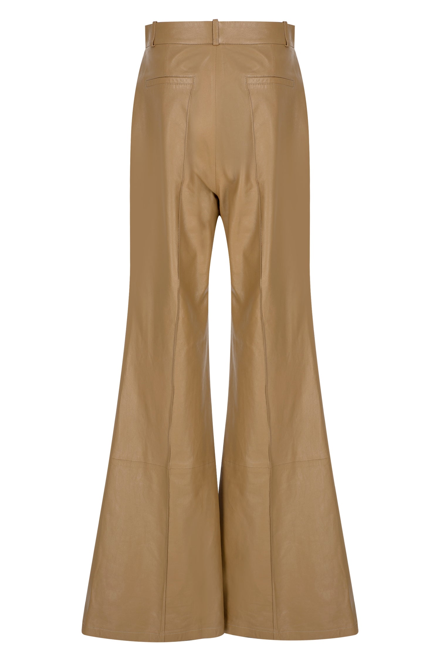 Leather Flare Pants