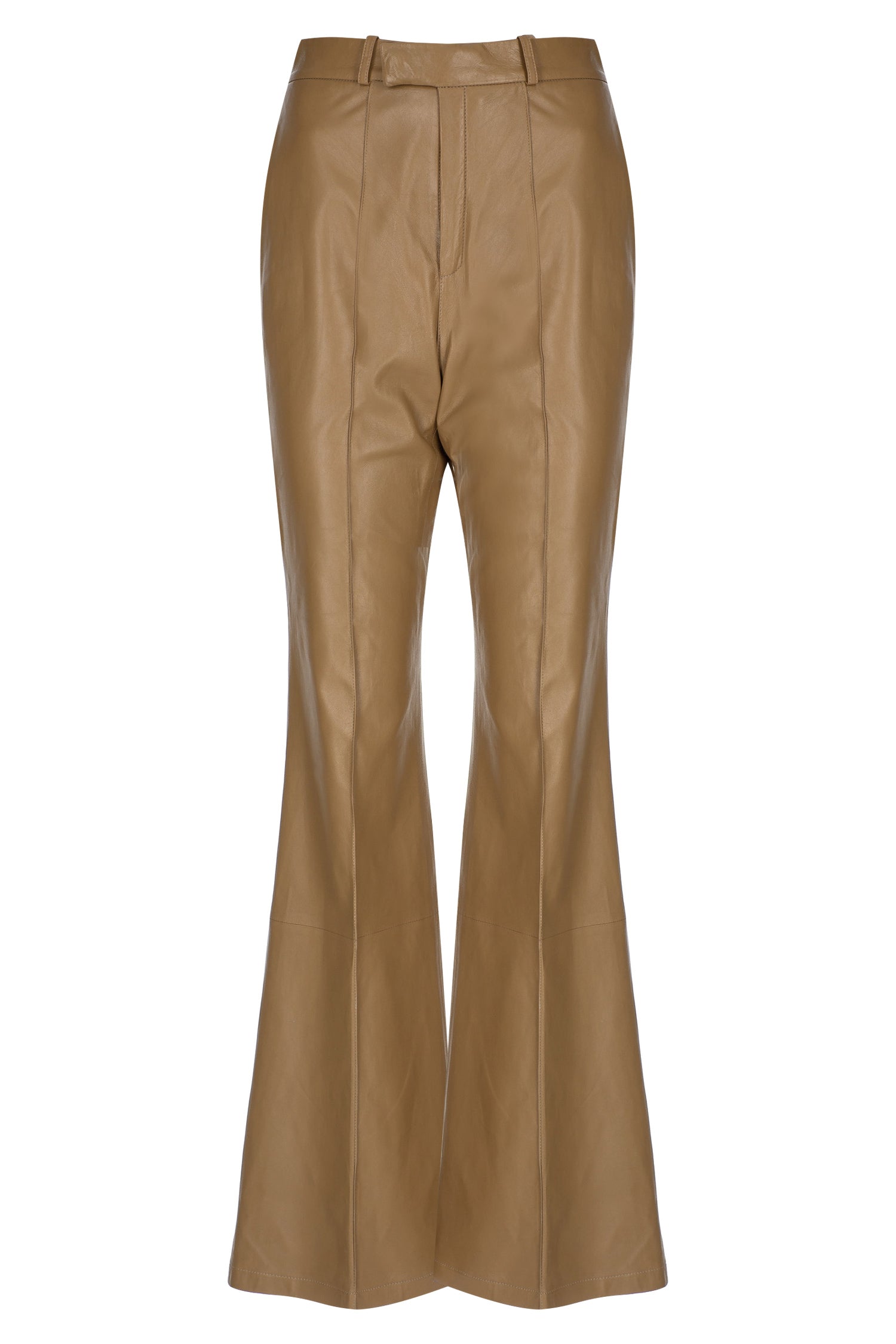 Leather Flare Pants