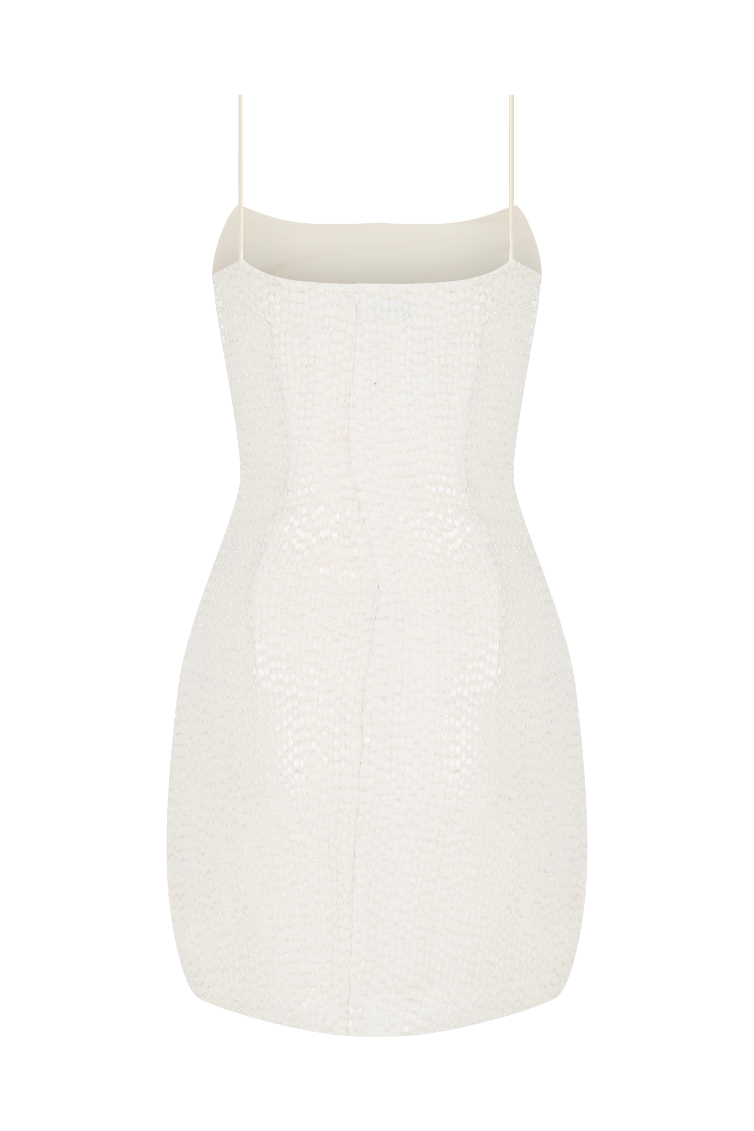 U Slit Mini Sequin Dress