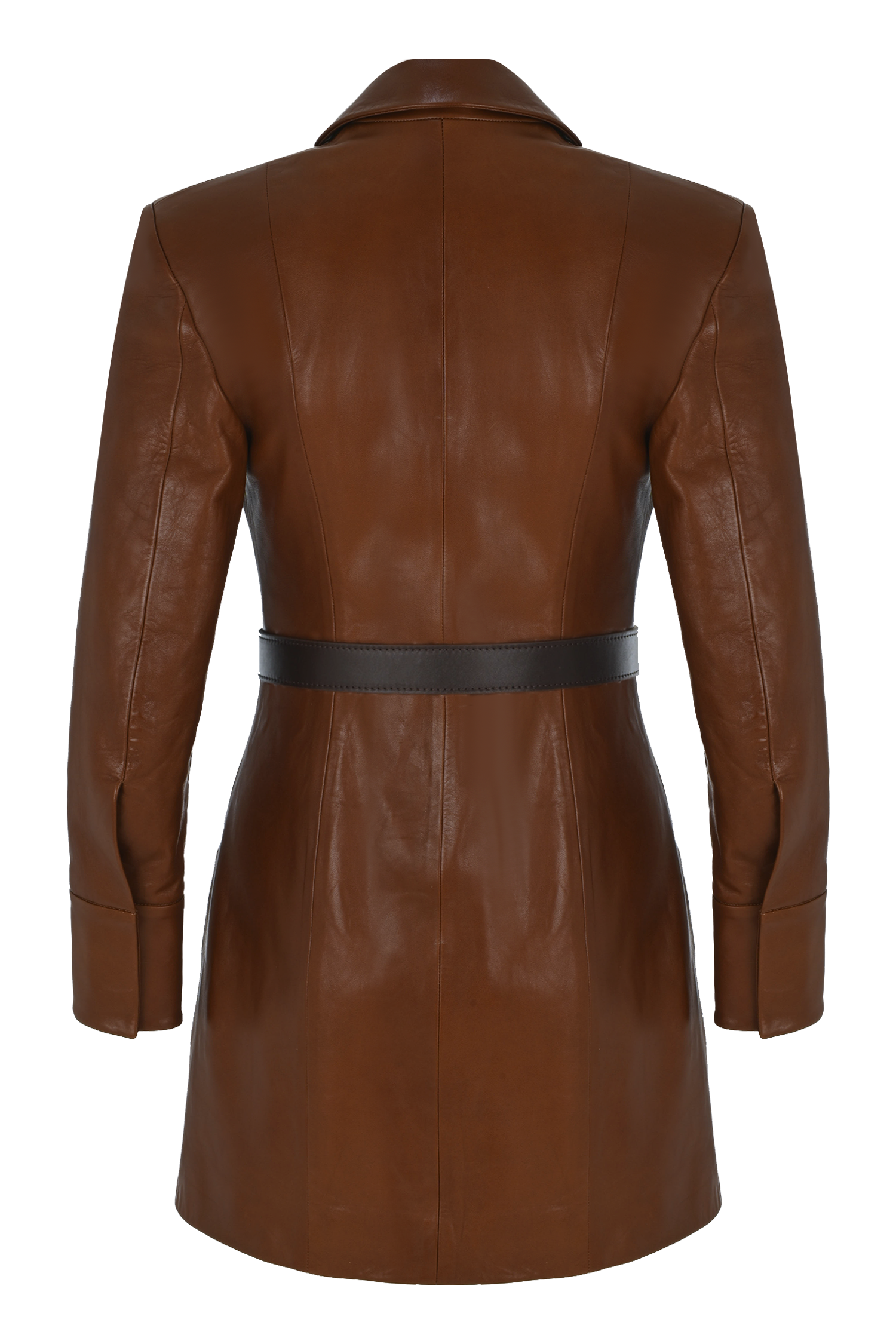 Leather Mini Jacket Dress