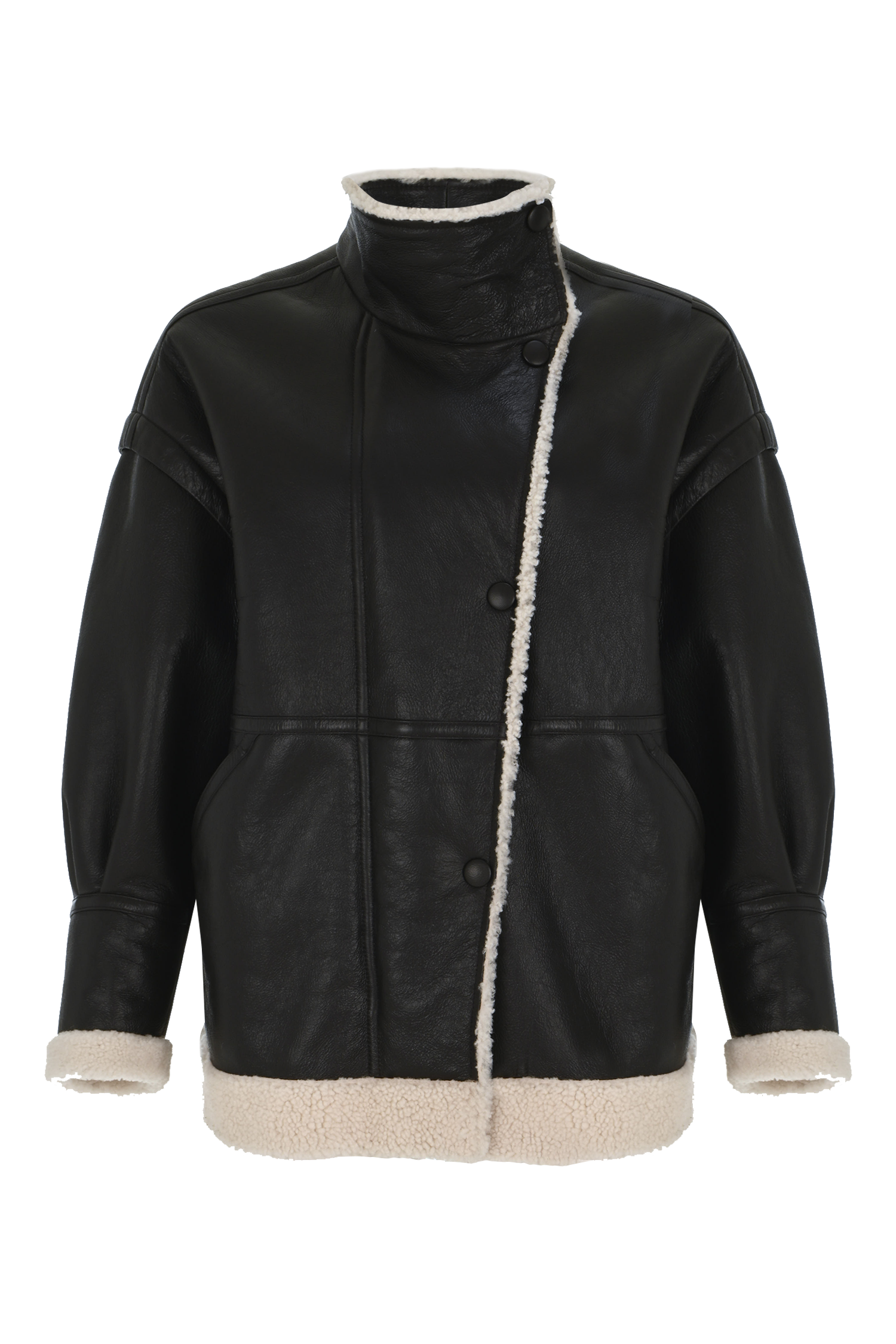 Halterneck Shearling Jacket
