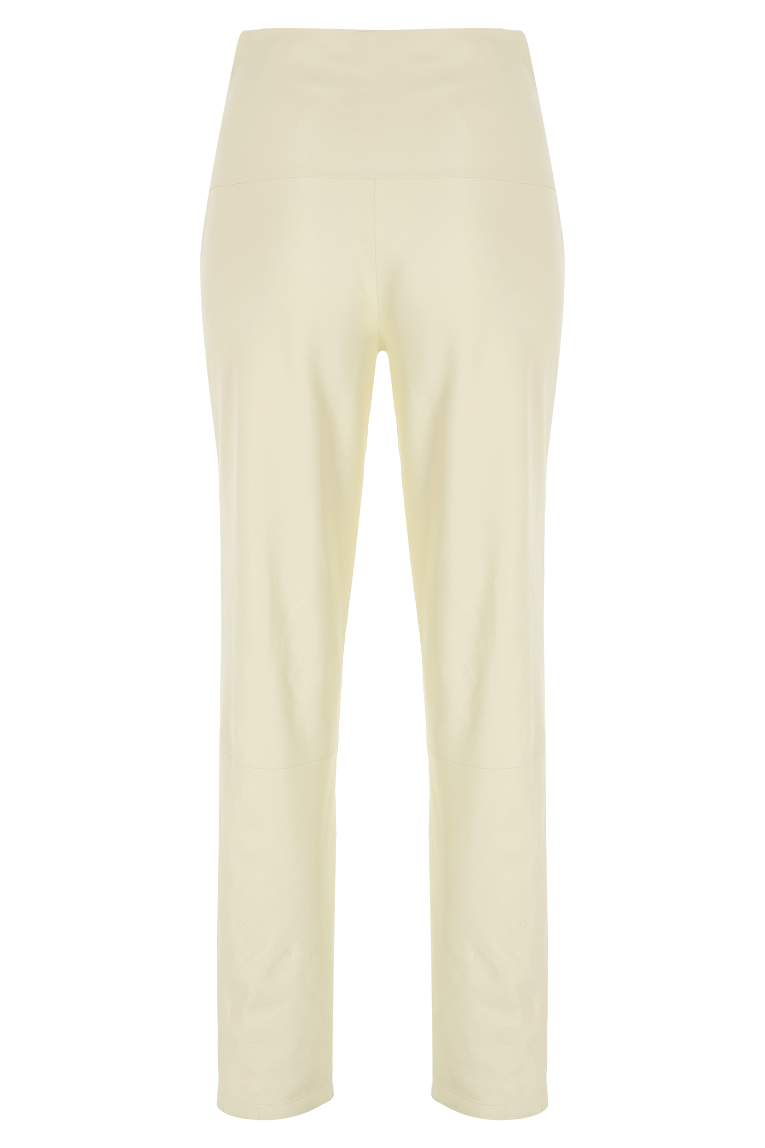 V Waist Leather Pants