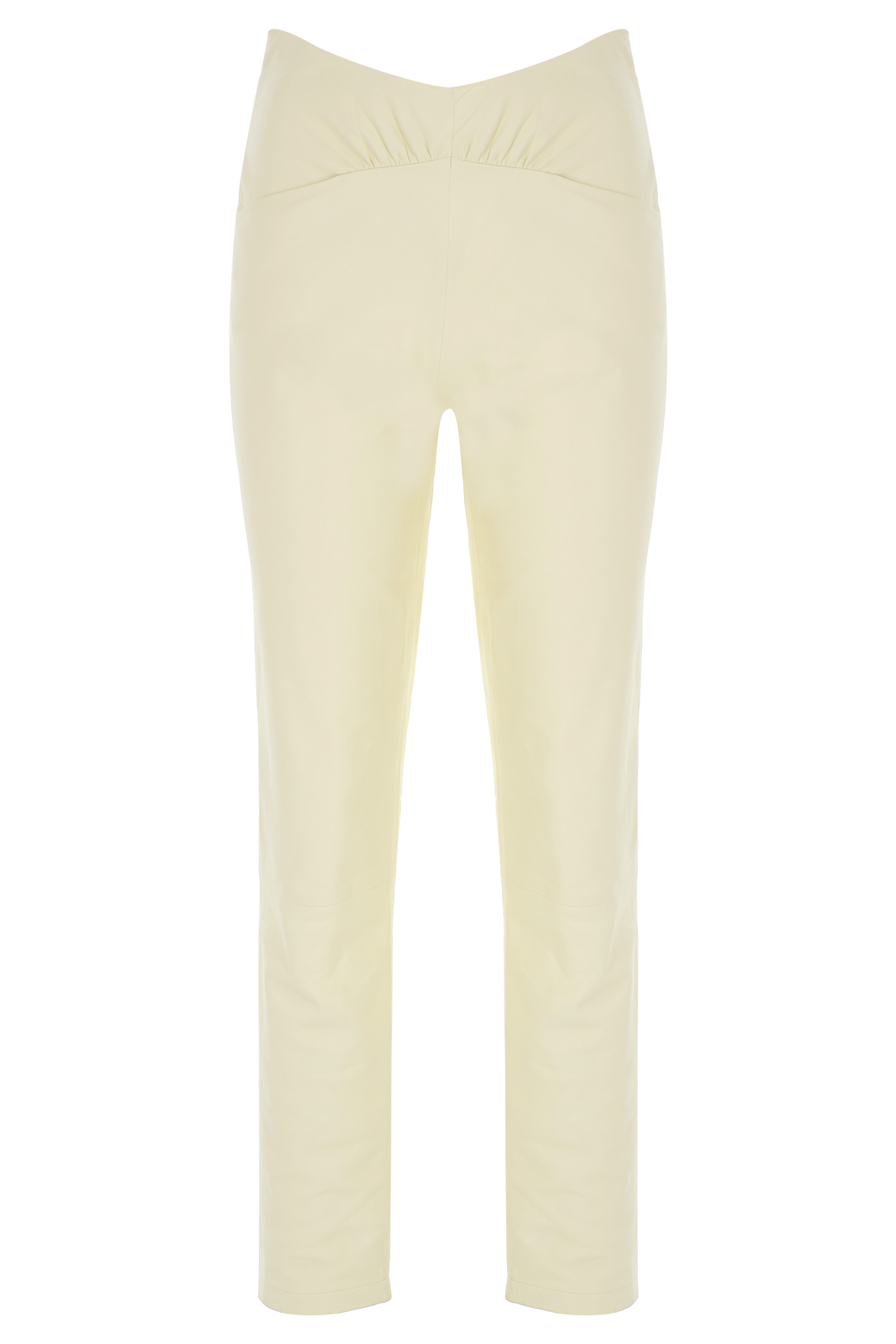 V Waist Leather Pants 