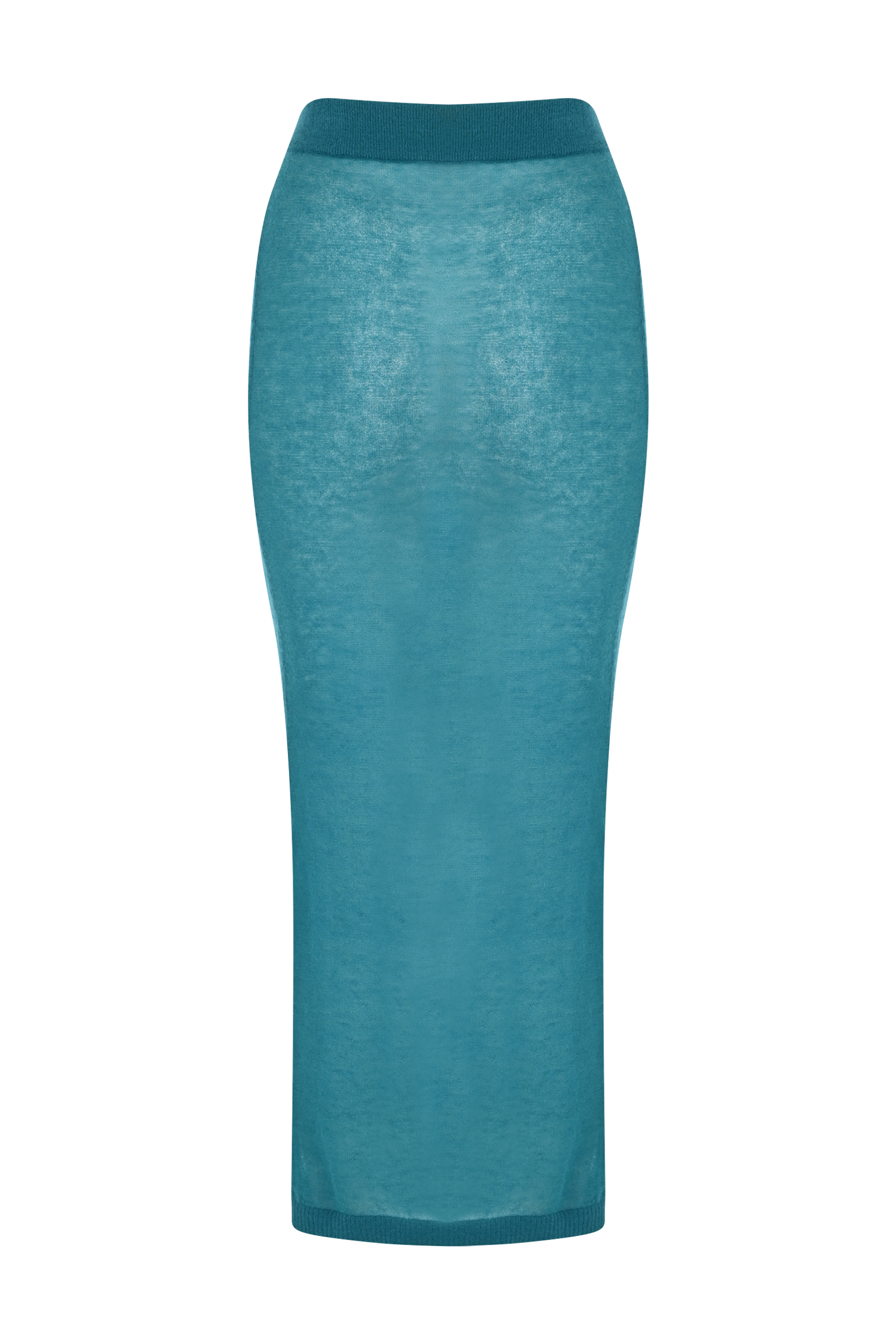 Sheer Mohair Midi Skirt