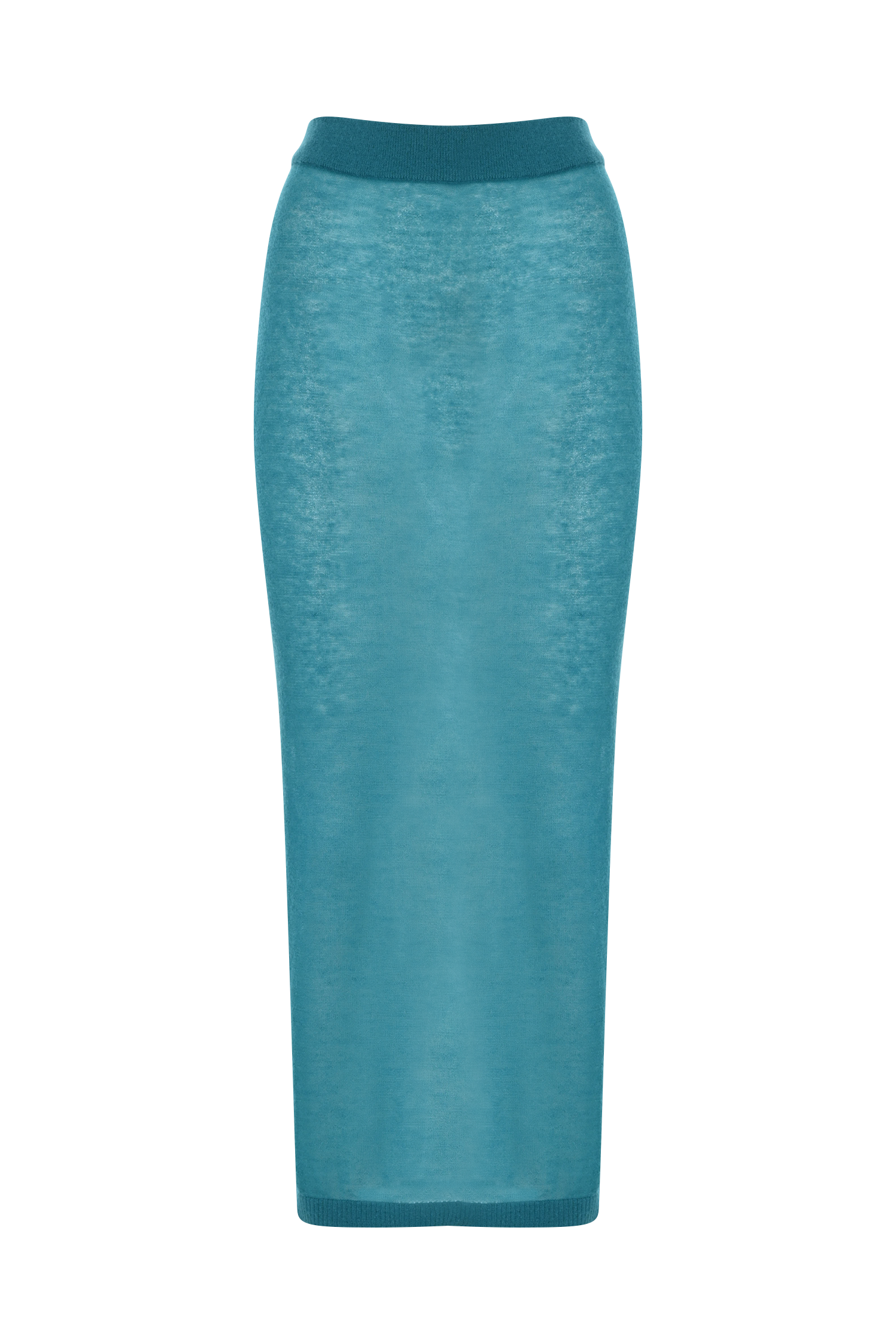 Sheer Mohair Midi Skirt