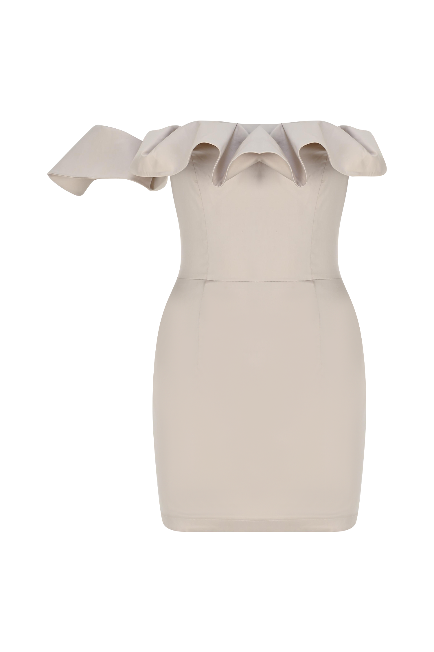 Flare Cotton Mini Dress