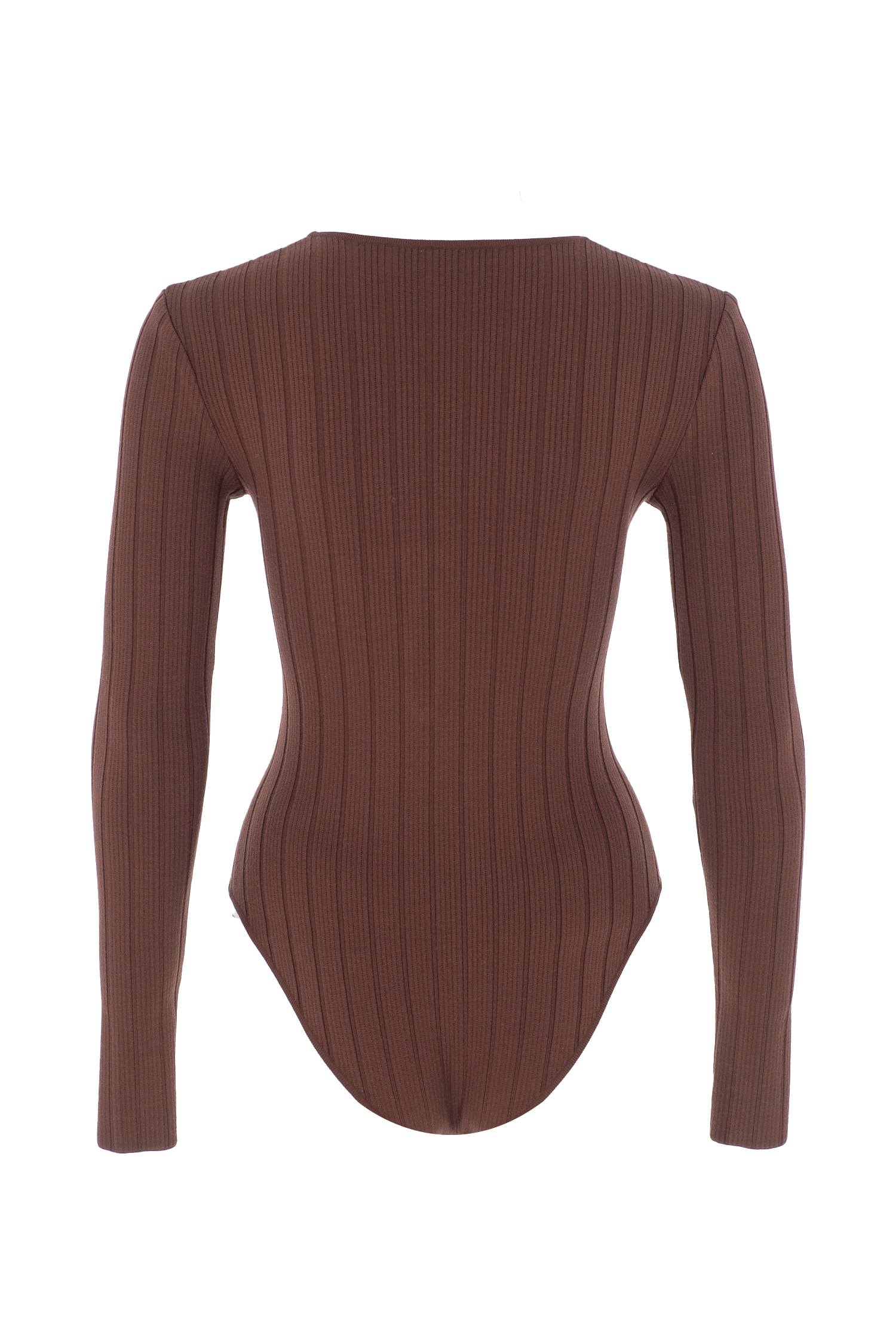 Drop V Neck Knit Bodysuit