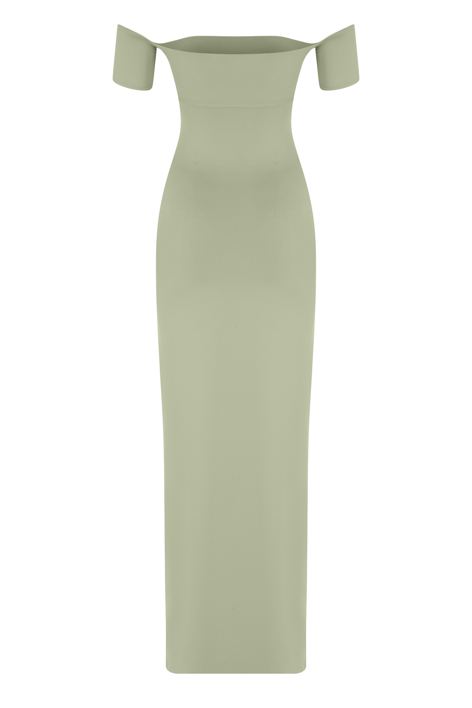 Off The Shoulder Scuba Maxi Dress