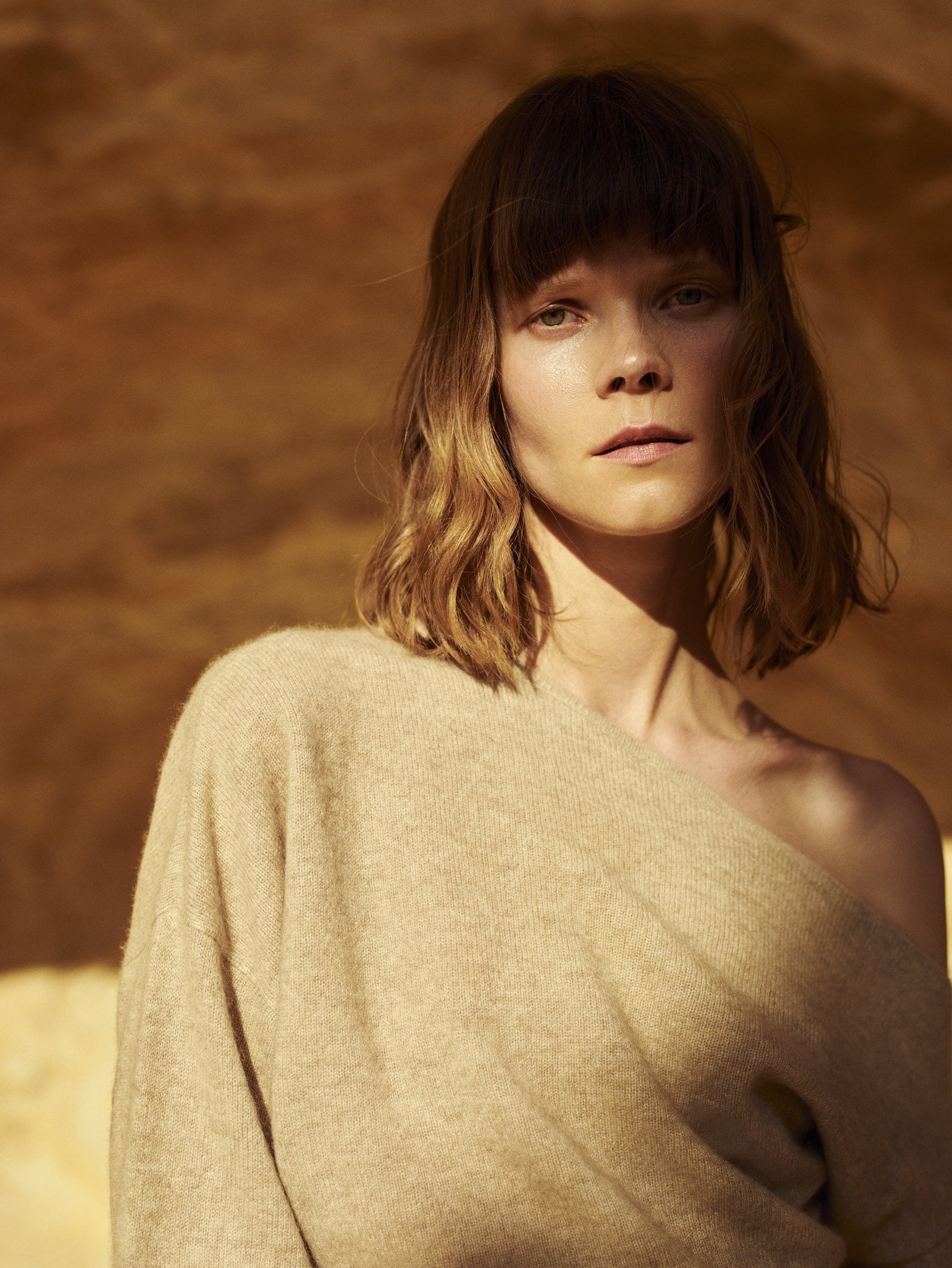 One Shoulder Cashmere Jumper