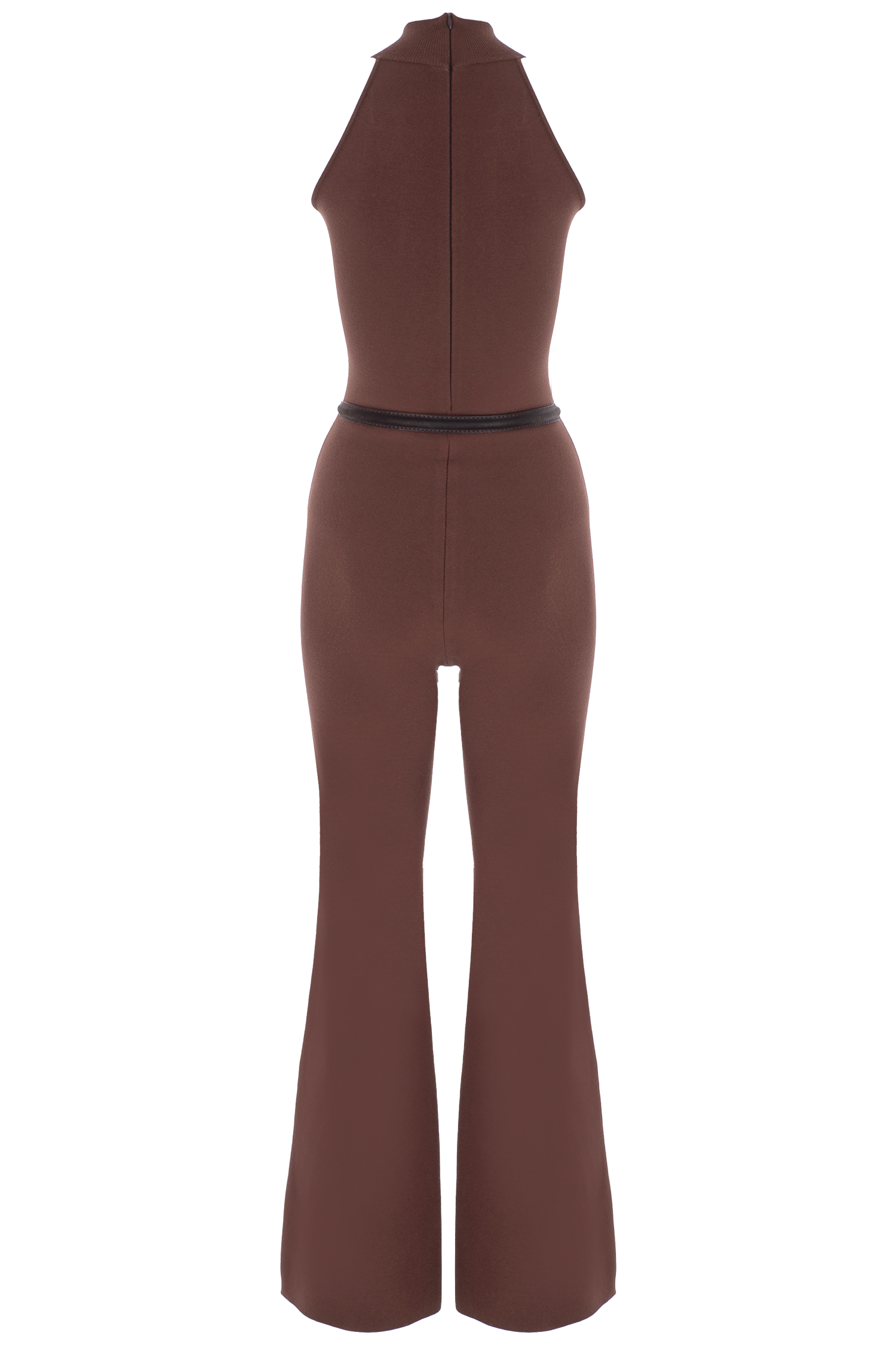 Seventies Knit Jumpsuit With Belt