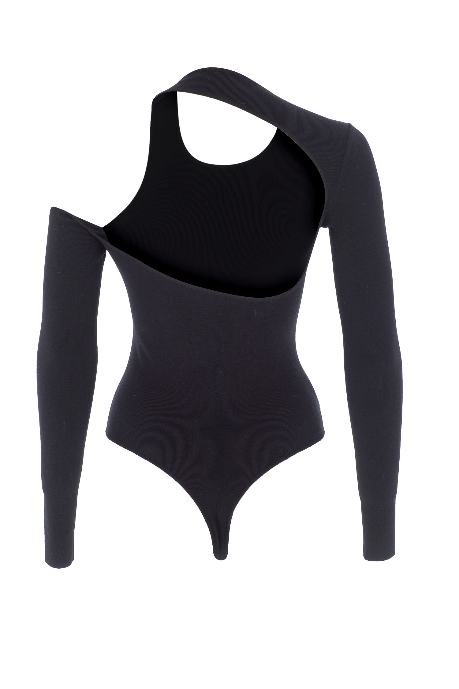 Cutout Shoulder Knit Bodysuit