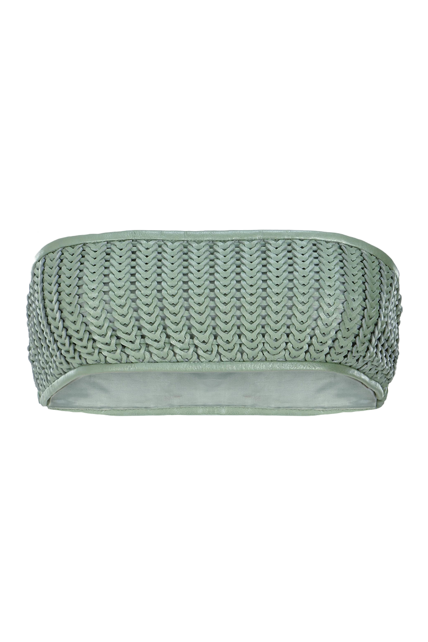 Braid Leather Bustier