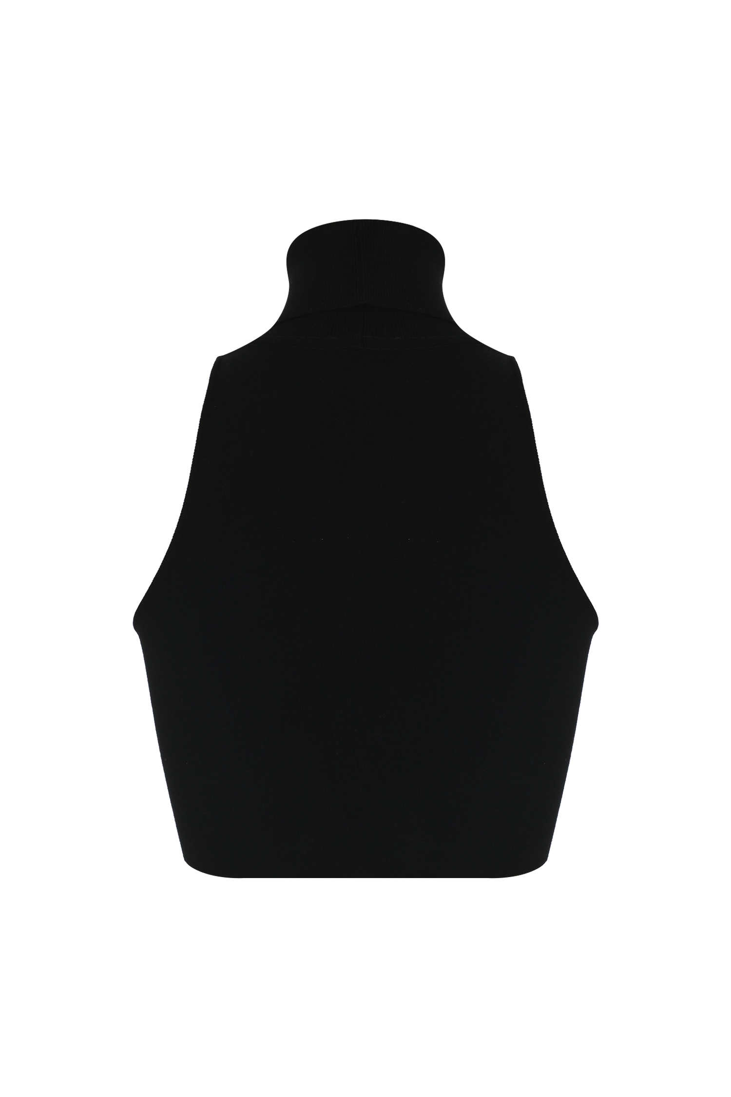 Halterneck Knit Crop Top