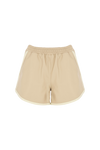 Draw String Leather Shorts