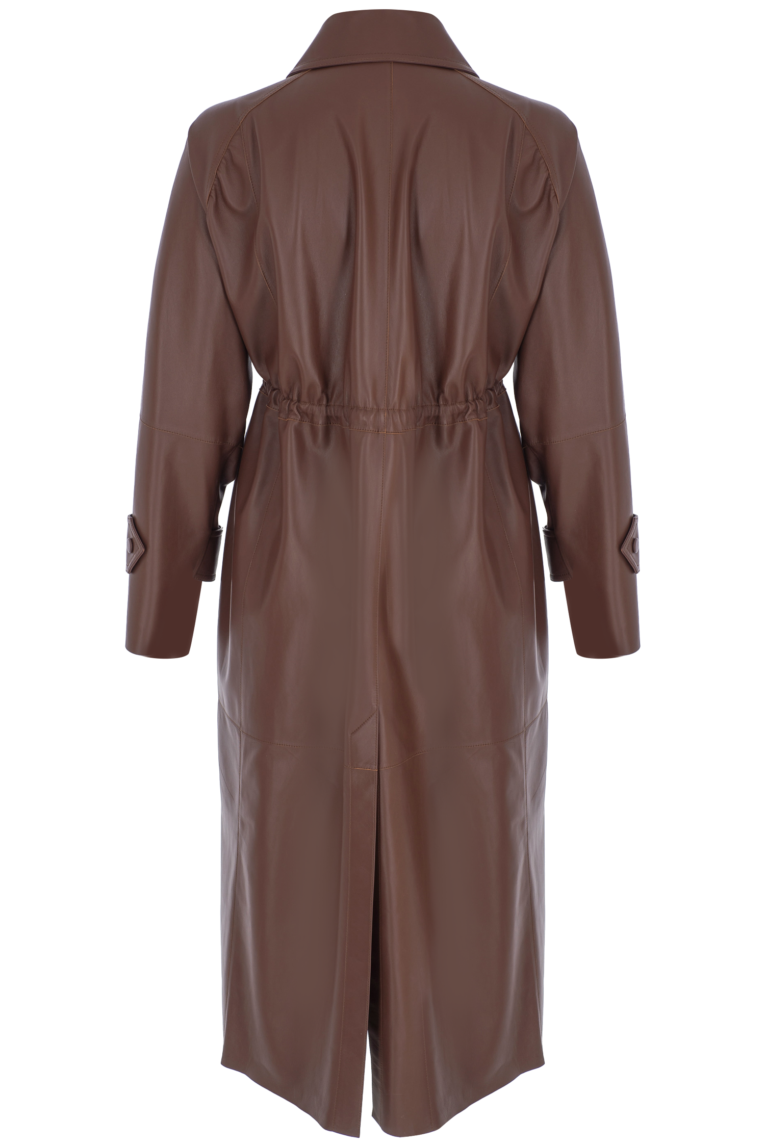 Oversized Leather Trench