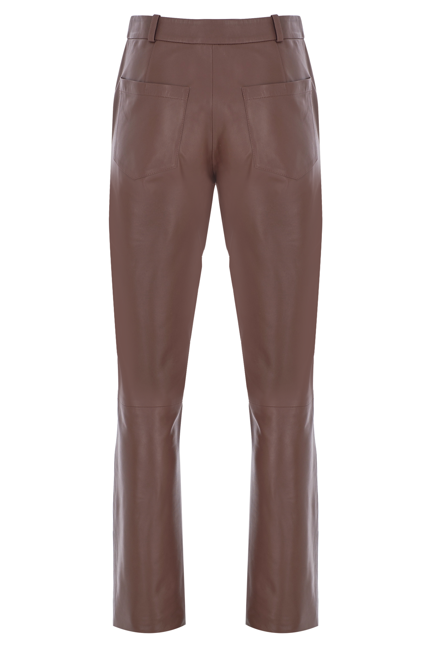 Midwaist Cigarette Leather Pants