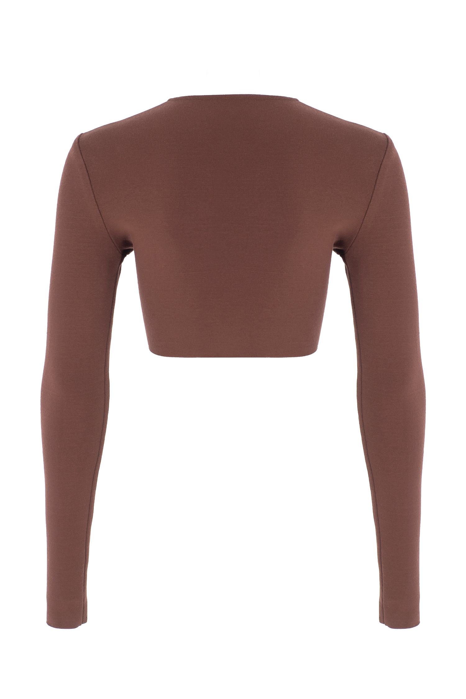 Cut Out Knit Crop Top