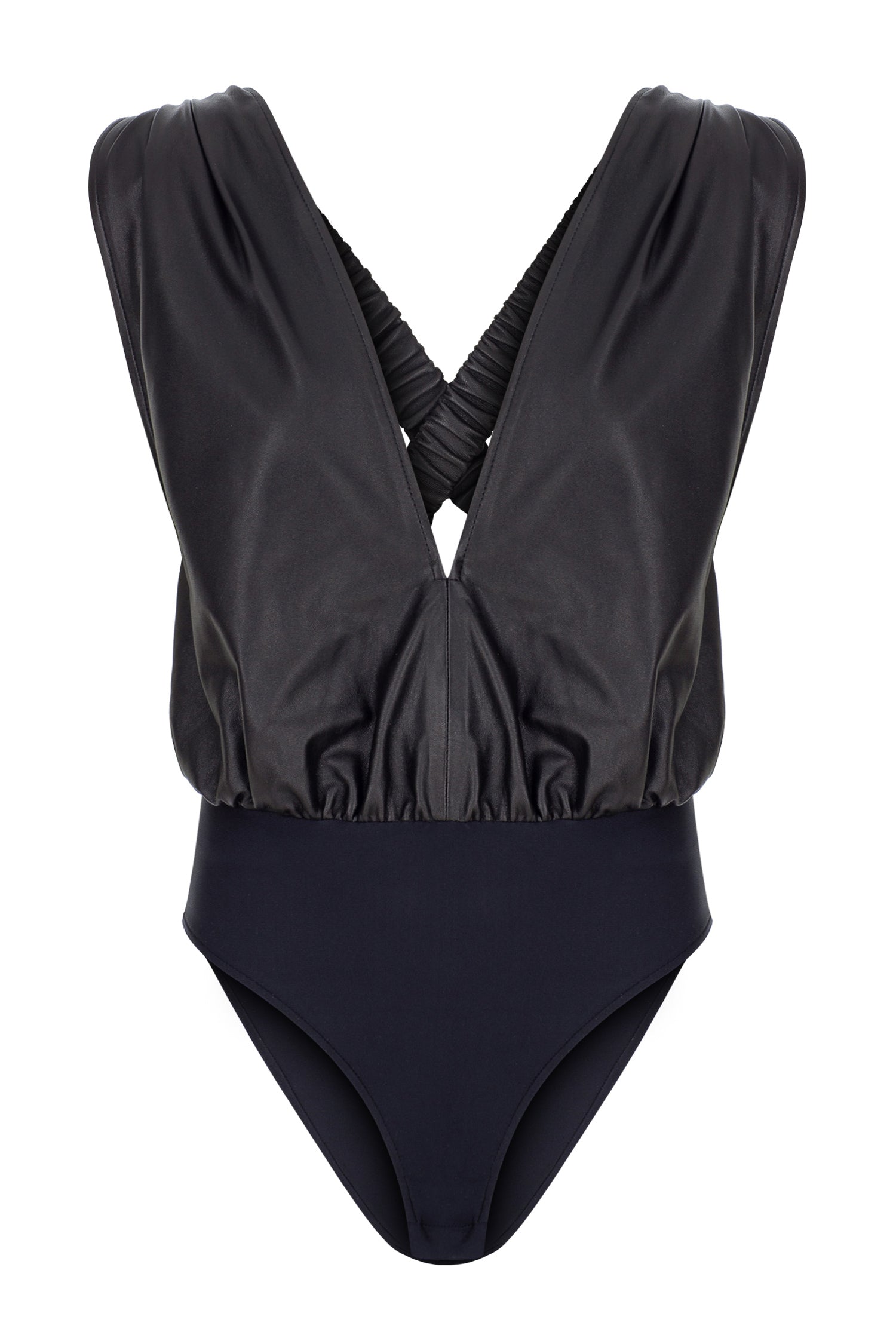 Leather Helen Bodysuit