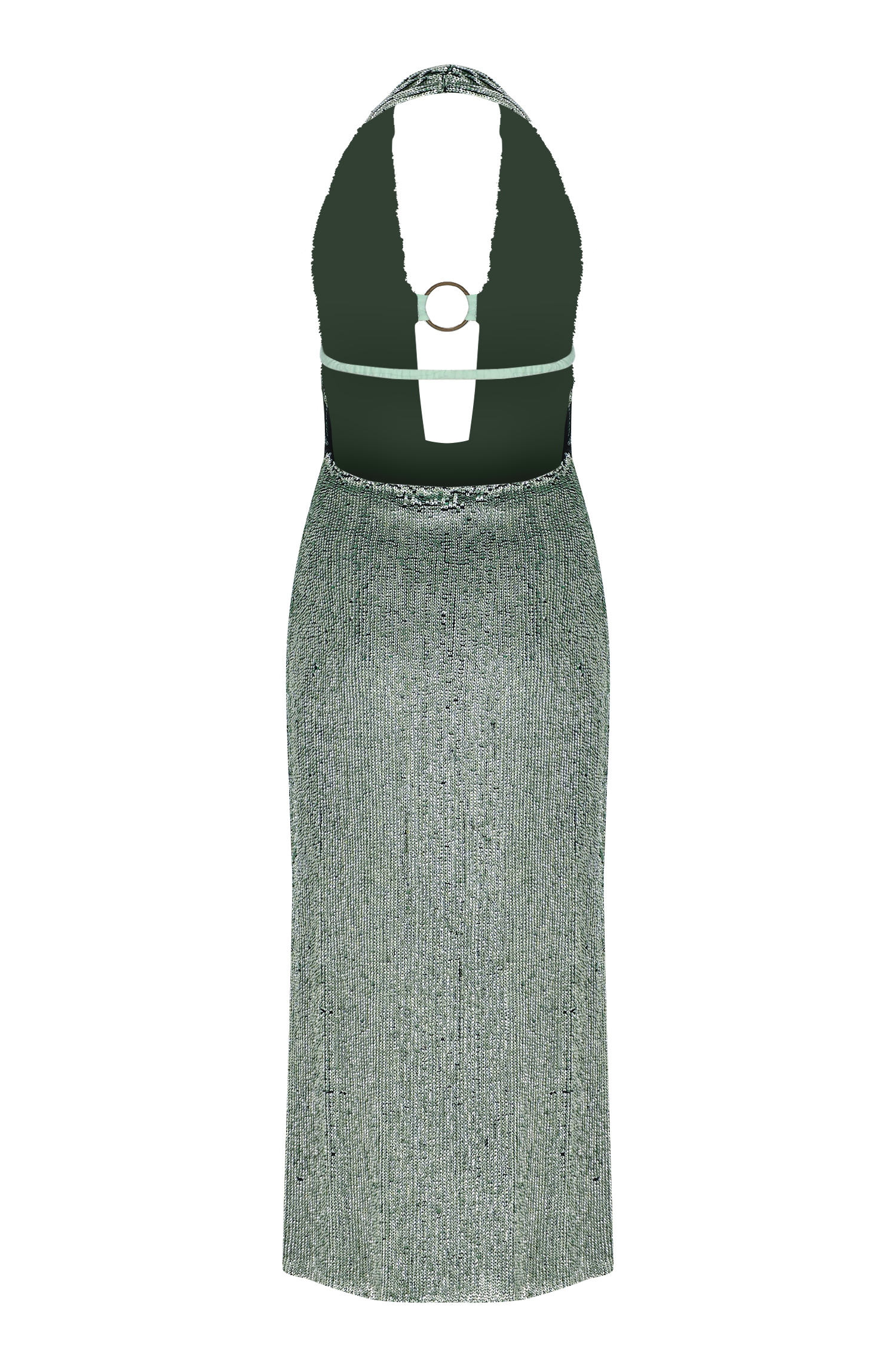 Ring Midi Sequin Dress