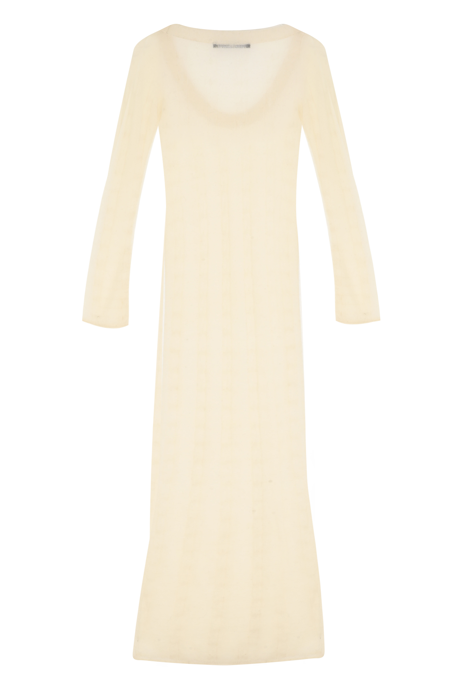 Sheer Mohair Braid Maxi Dress