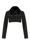 Micro Leather Biker Jacket