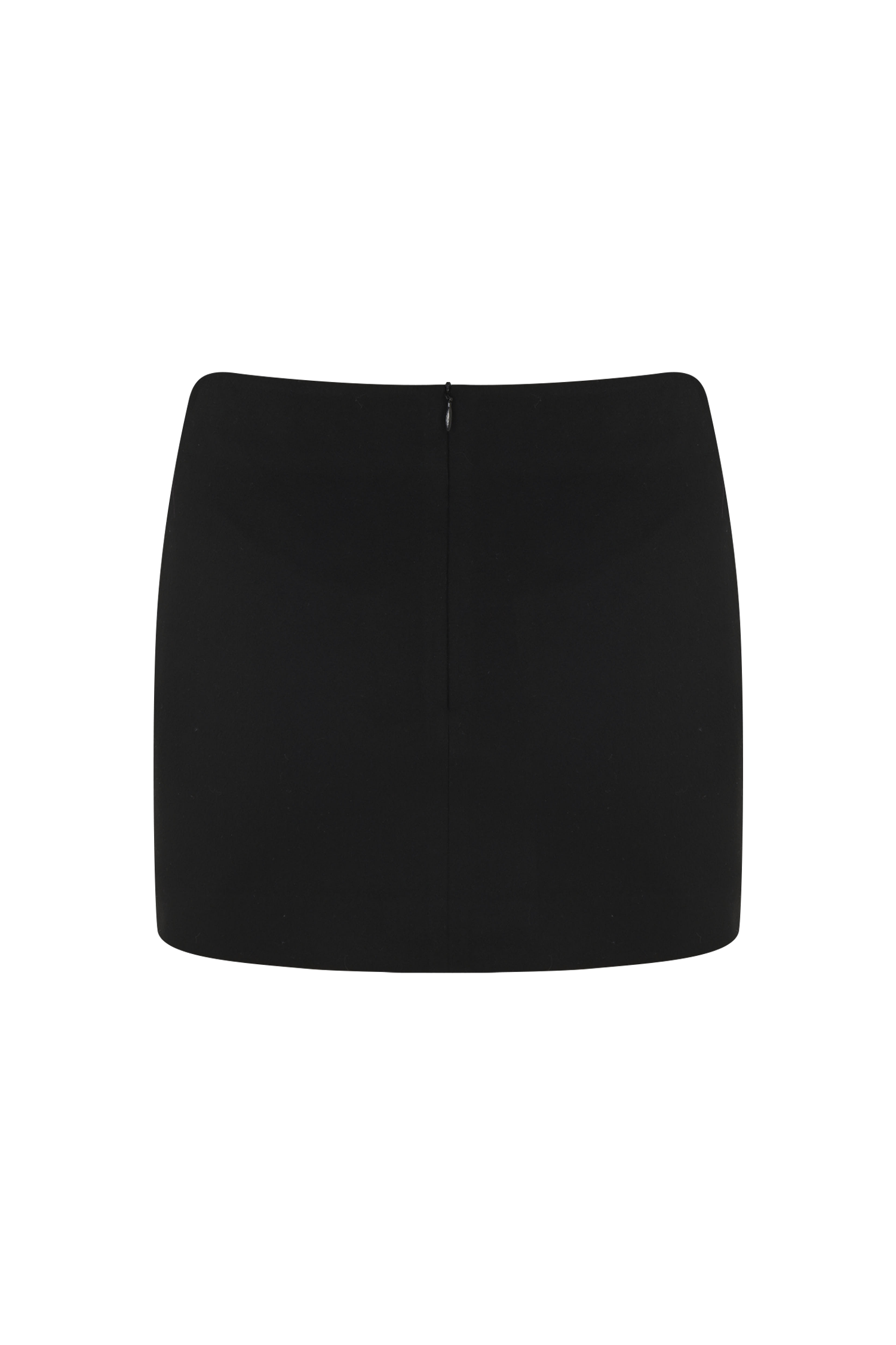 Two Pocket Mini Wool Skirt