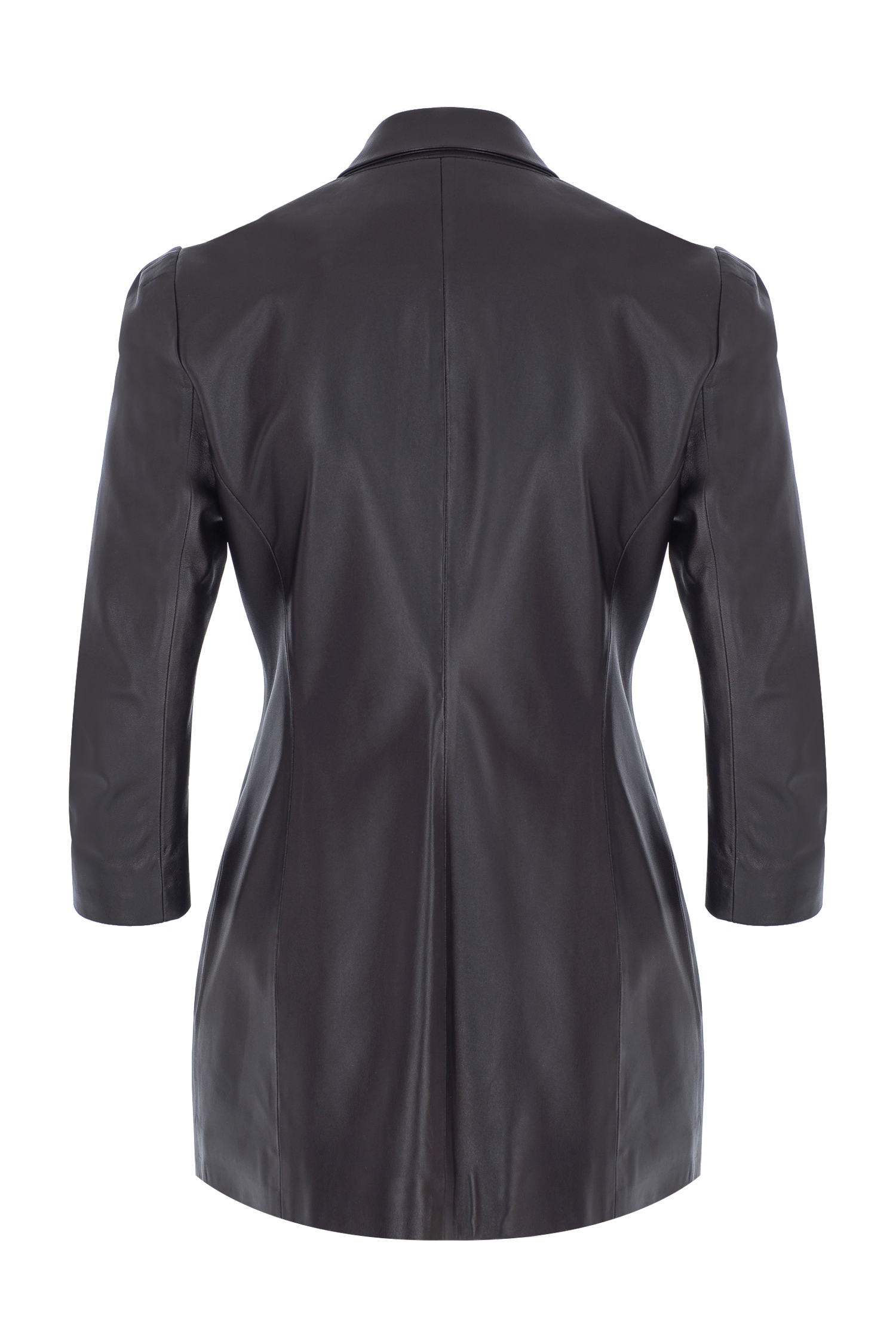 Wrap Leather Blazer v2