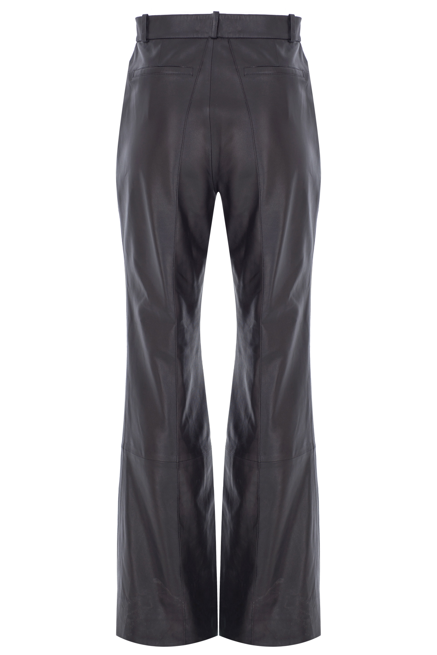 Flare Leather Pants